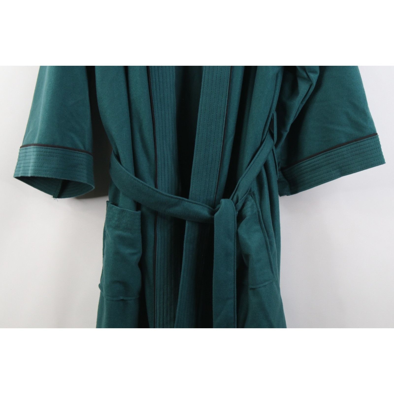 Vintage Vintage 90s Streetwear Belted Fleece Bath Robe Size US L / EU 52-54 / 3 - 3 Thumbnail