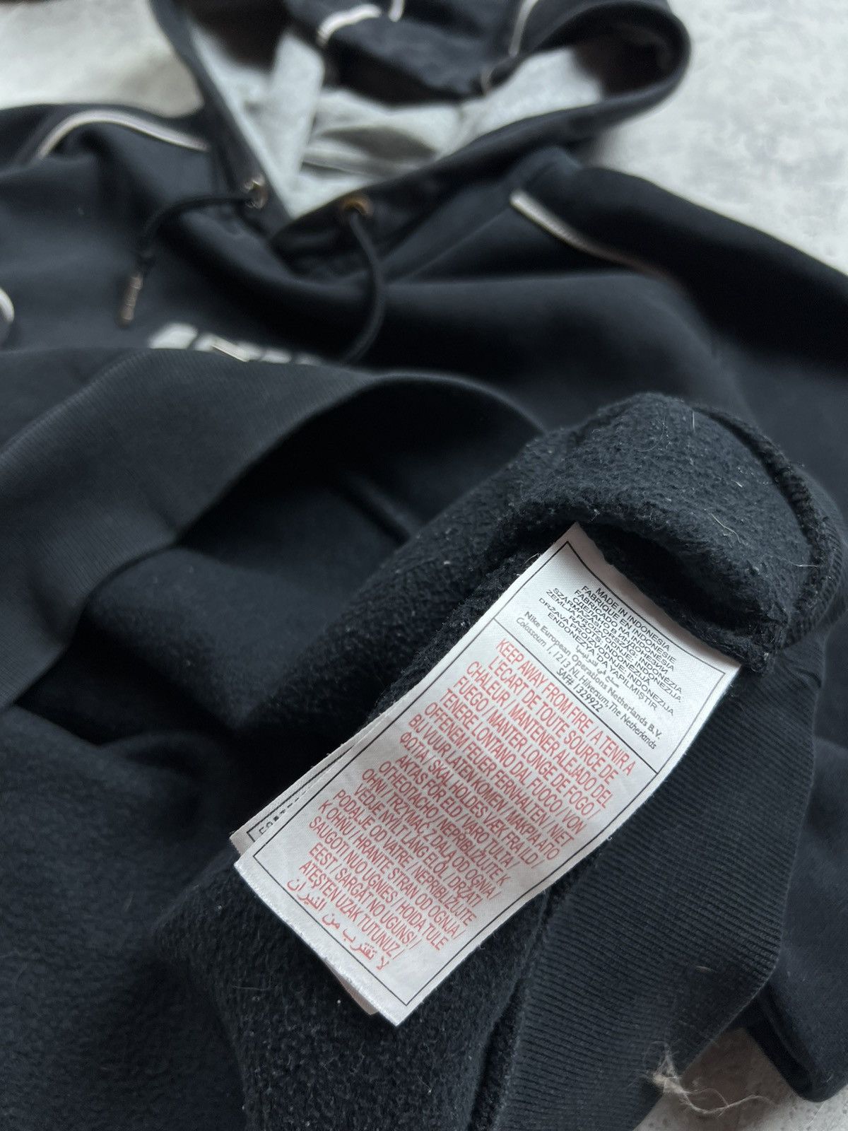 Nike × Vintage 90s Nike Retro Logo Vintage Y2K Oversized Pullover Hoodie Size US S / EU 44-46 / 1 - 8 Thumbnail