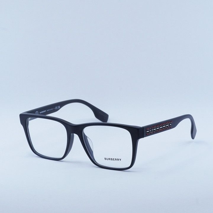 Burberry Burberry BE2393D 3464 Men Eyeglasses Matte Black 55mm Size ONE SIZE - 1 Thumbnail