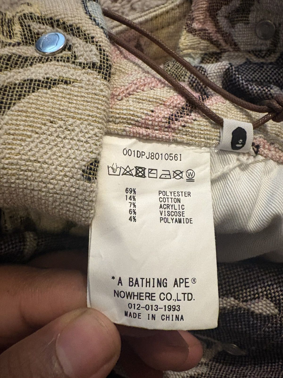 Bape Bape Tapestry Overalls Size US 42 / EU 58 - 9 Thumbnail