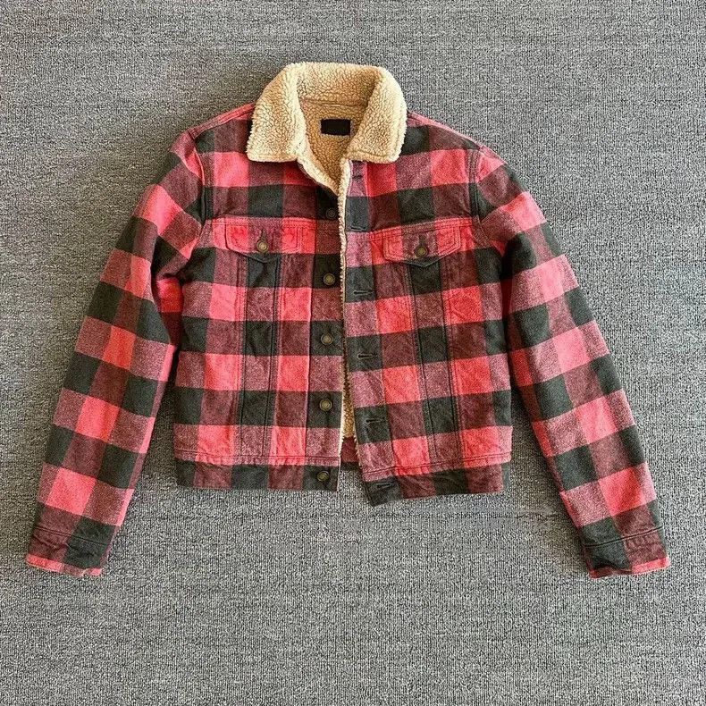 Saint Laurent Paris Saint Laurent Red Black Plaid Jacket. Size US S / EU 44-46 / 1 - 1 Thumbnail