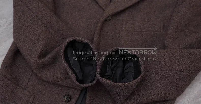Comme des Garcons Comme Des Garcons 0 Beige Three Button Slim Cut Woolen Bla Size S / US 4 / IT 40 - 6 Thumbnail