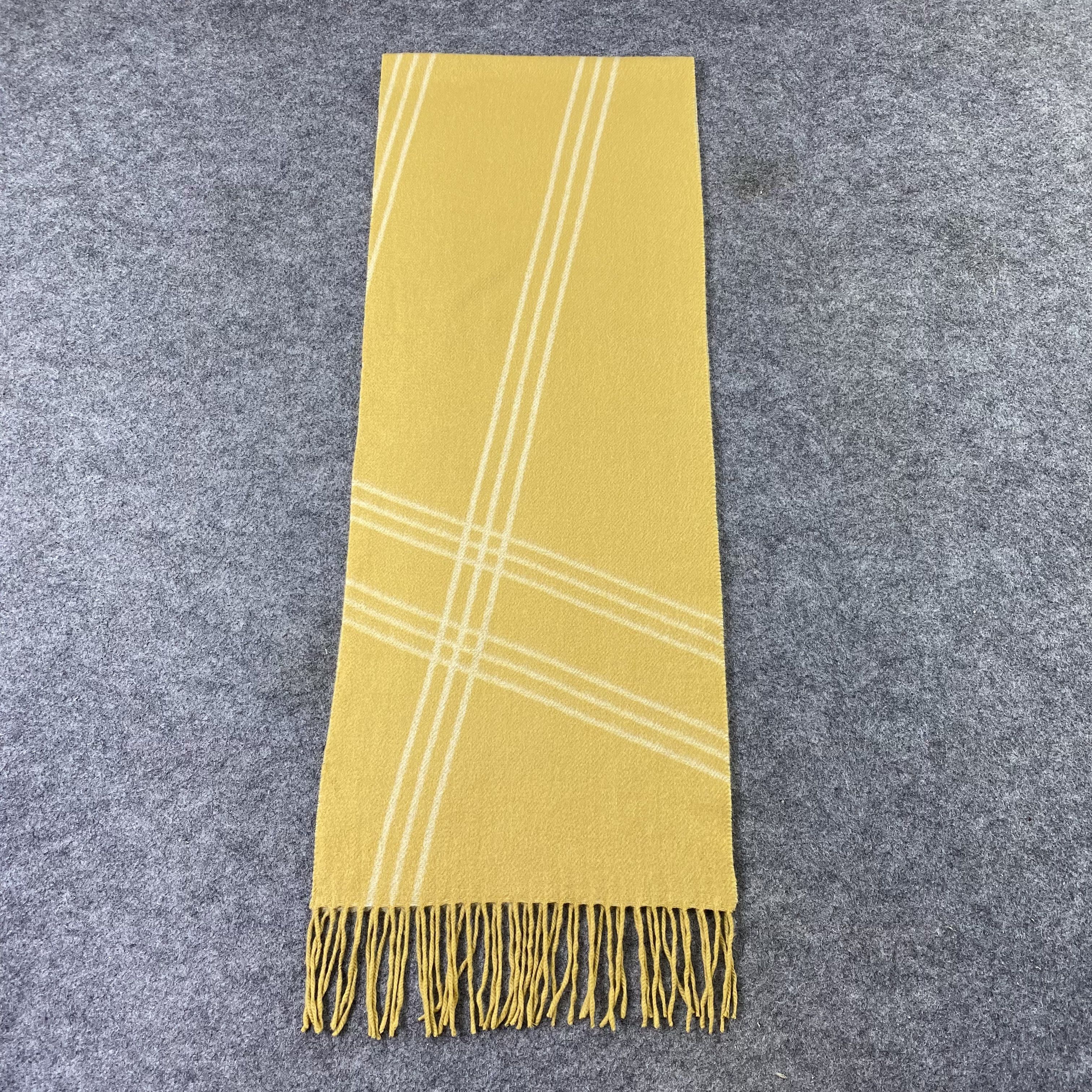 Japanese Brand YOSHIE INABA Cashmere Muffler/ Scarf / Neckwear - T1411 Size ONE SIZE - 2 Thumbnail