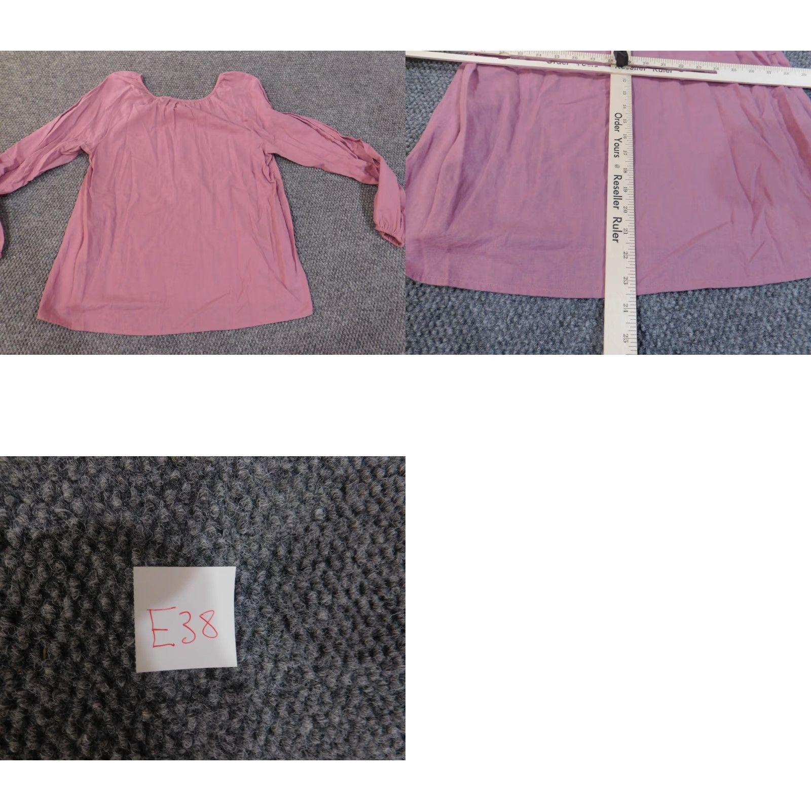 Ann Taylor Loft Ann Taylor Loft Purple Pullover Blouse Knit Polyester Henley Long Sleeve Women L Casual Basic Stretch Shirts Shirt Size L / US 10 / IT 46 - 8 Thumbnail