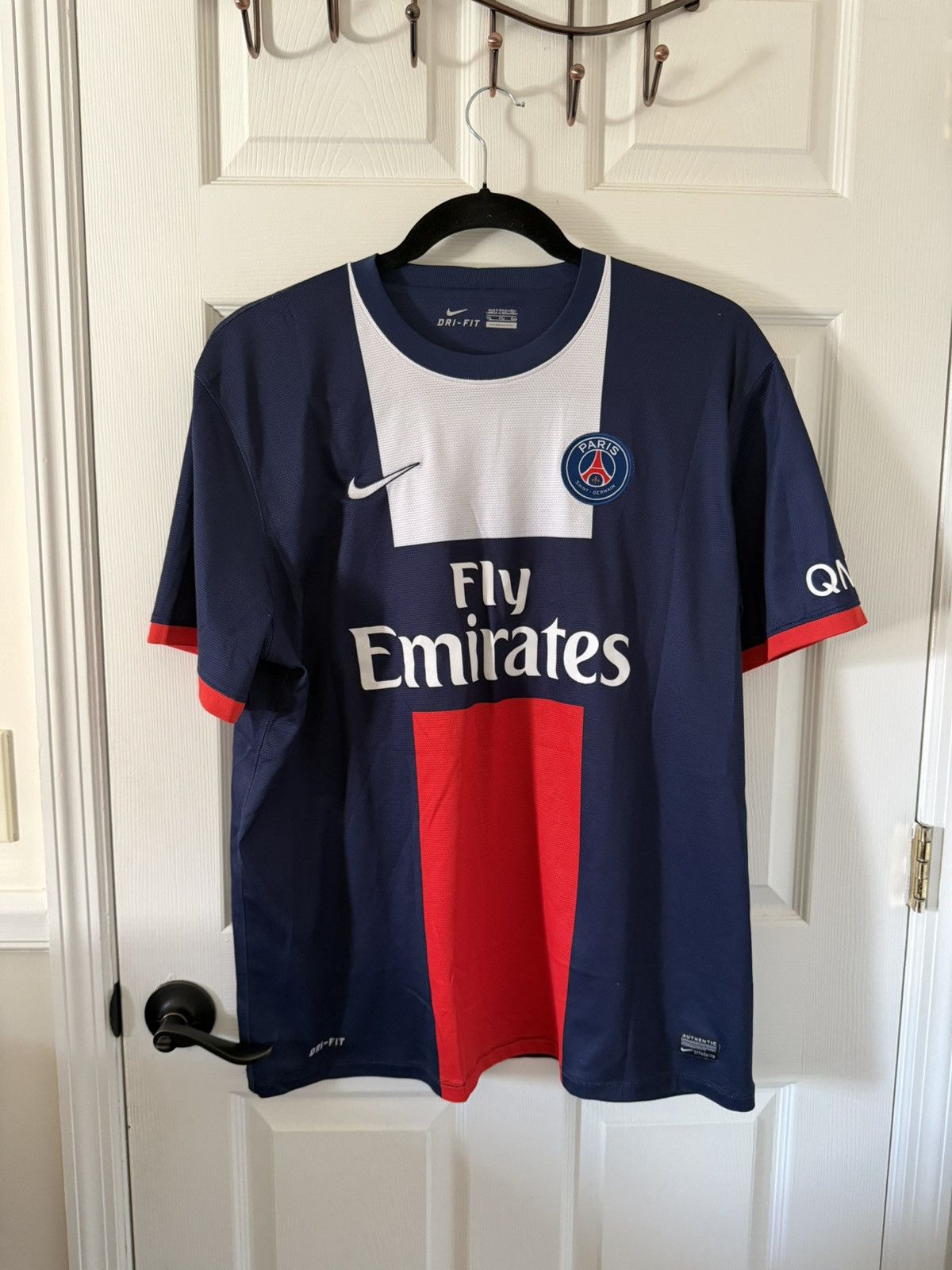 Nike Beckham 2013-14 PSG Home Kit SZ XXL Size US XXL / EU 58 / 5 - 2 Thumbnail