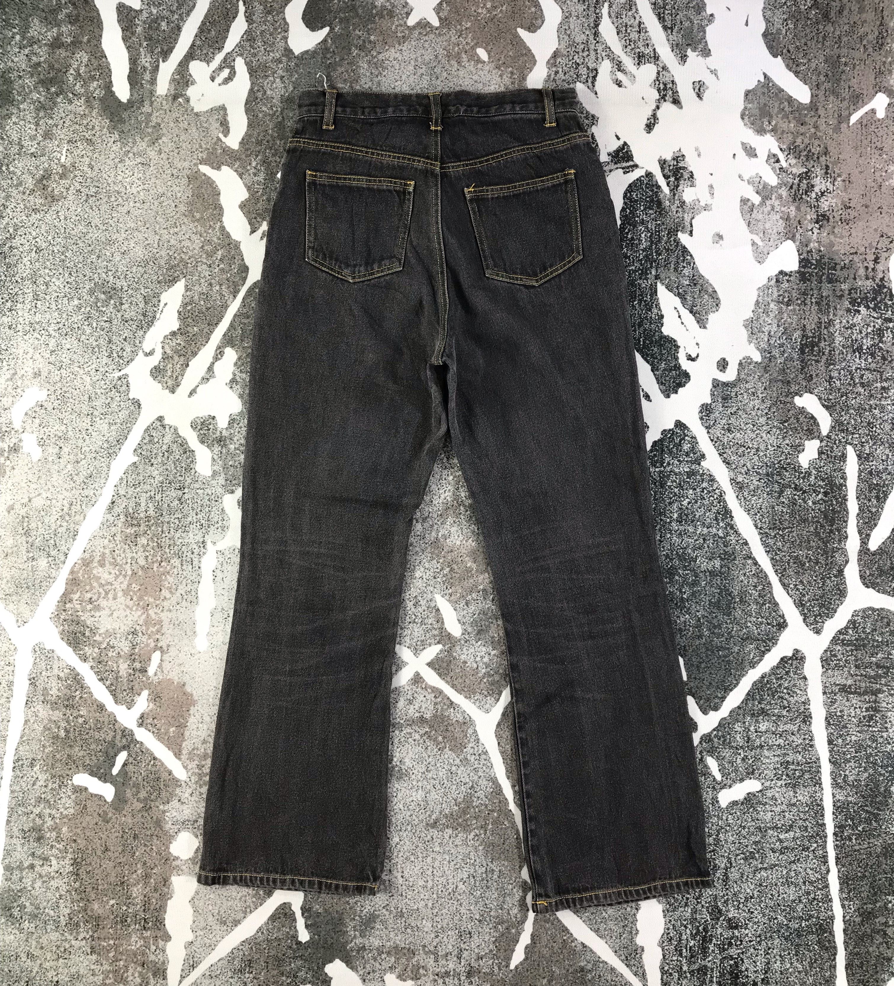 Japanese Brand Japanese Bush Pants Jeans Faded Black Denim KJ1642 Size 27" / US 4 / IT 40 - 2 Thumbnail