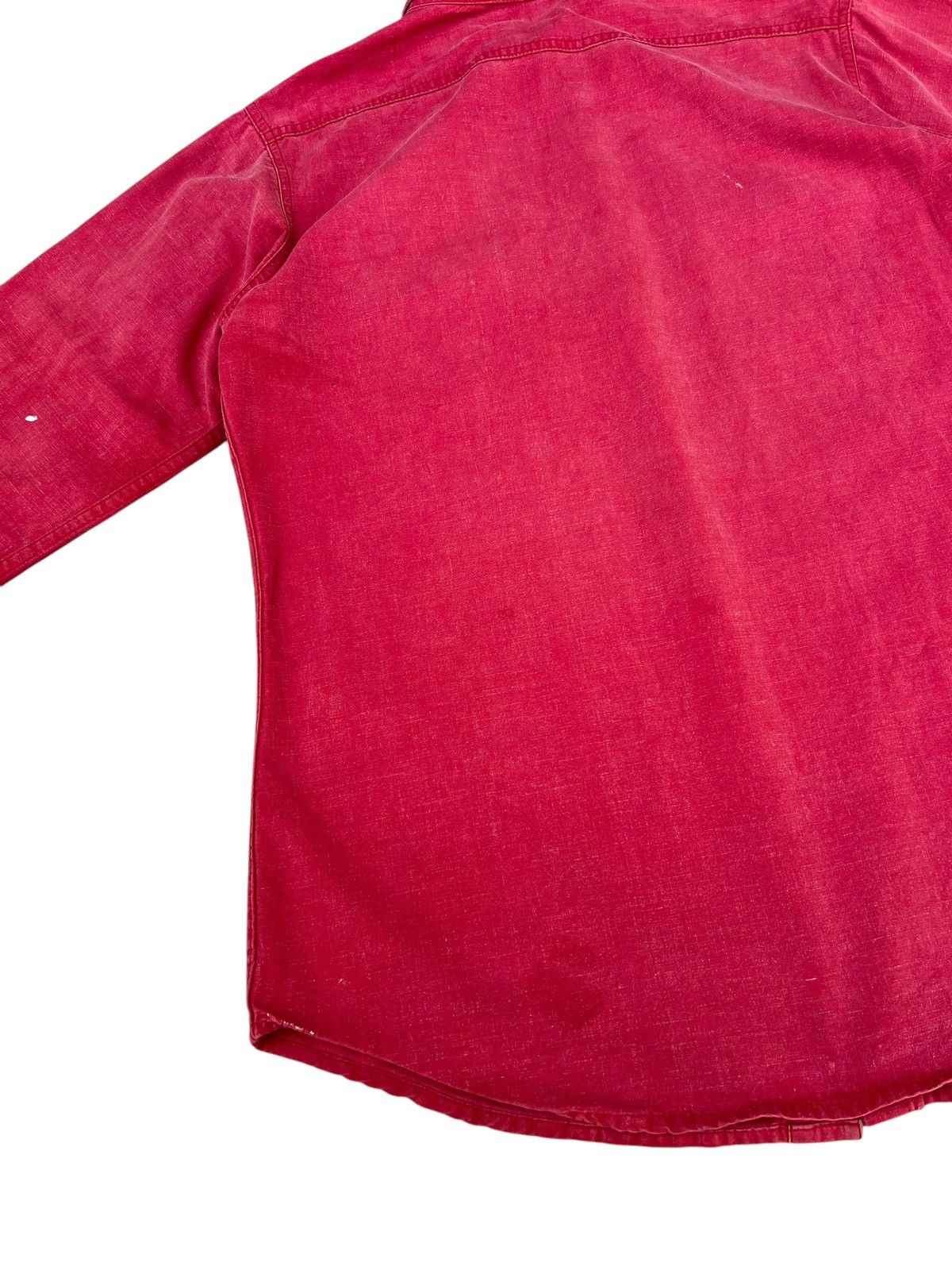Patagonia Vintage 90s Patagonia Waxed Cotton Canvas Button Shirt Size US L / EU 52-54 / 3 - 18 Thumbnail