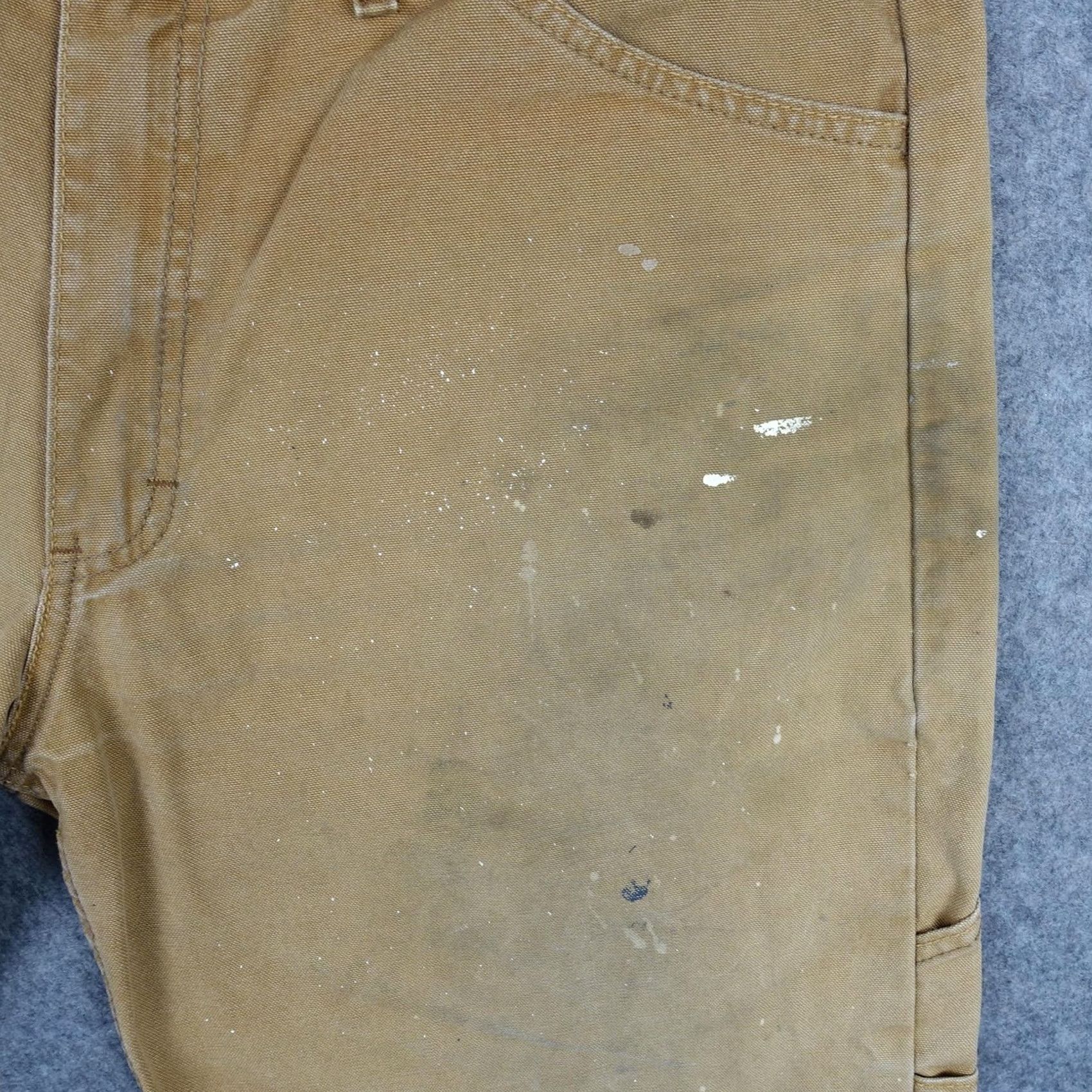 Dickies Dickies Cargo Shorts Mens 36 Brown Canvas Workwear Carpenter Paint VTG Y2K Cargo Shorts Mens 36 Brown Canvas Workwear Dickies Size US 36 / EU 52 - 3 Thumbnail