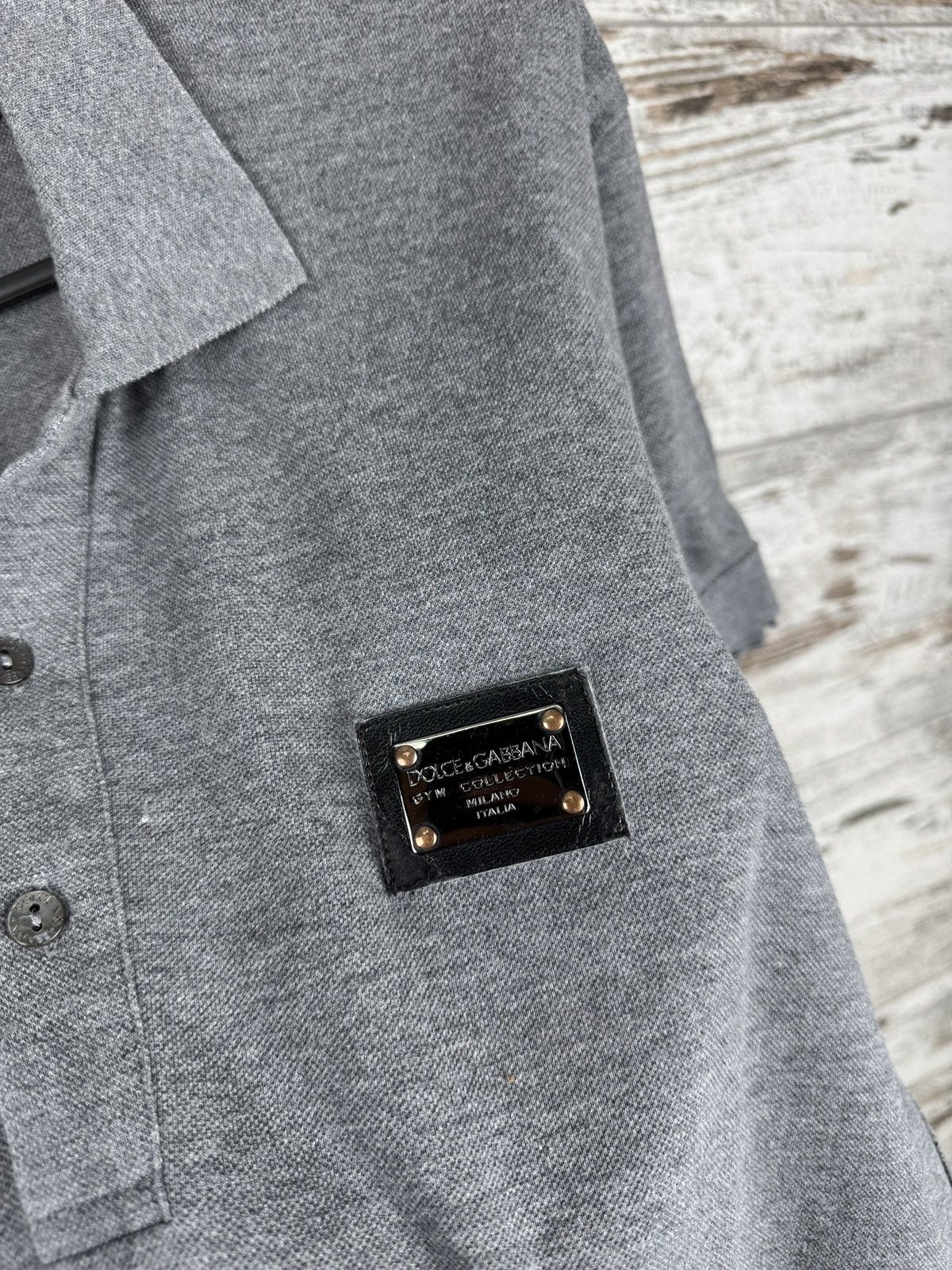 Dolce & Gabbana Mens Vintage Dolce & Gabbana T-shirt luxury polos tee gray Size US M / EU 48-50 / 2 - 5 Thumbnail
