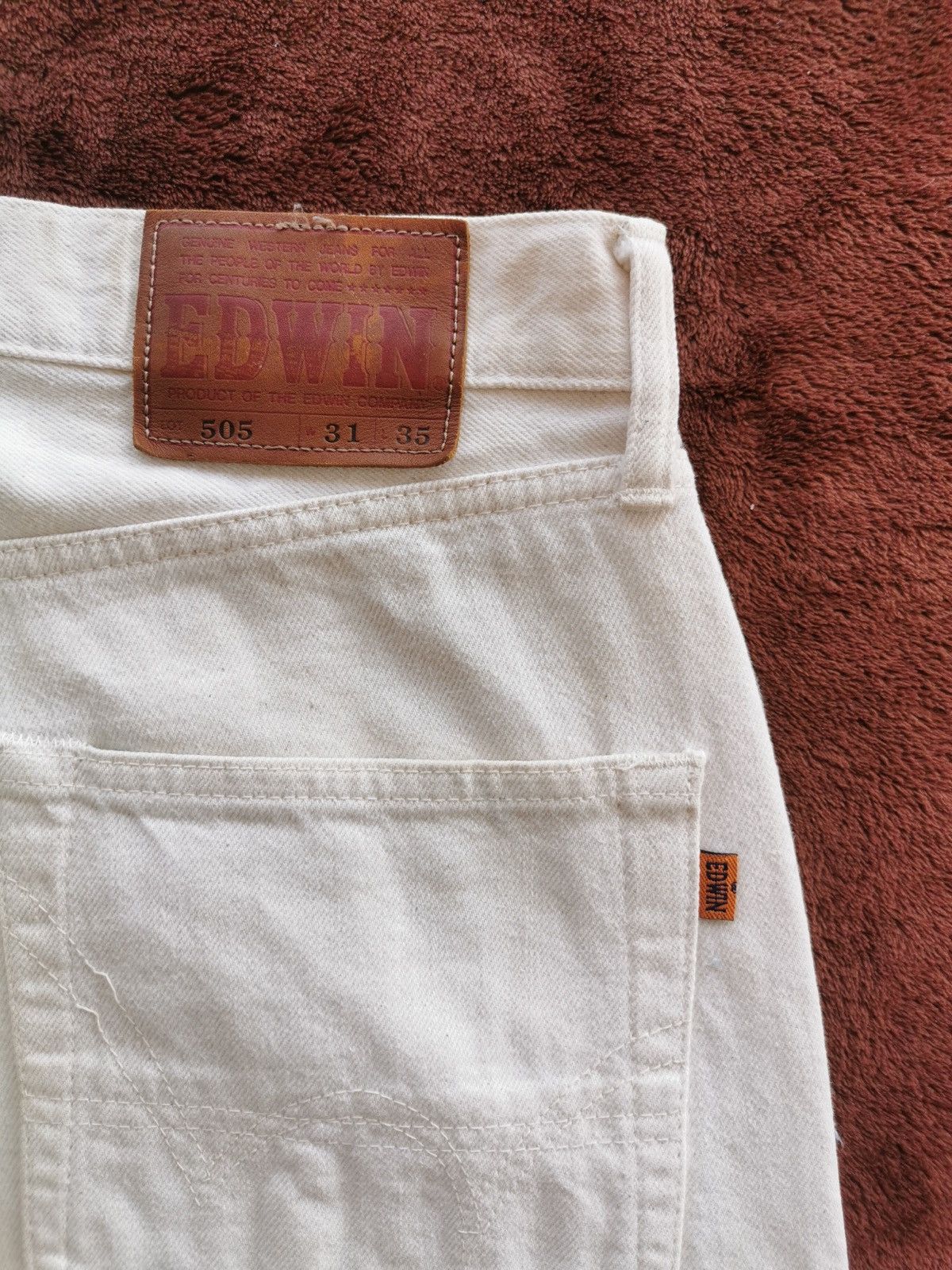 Beauty Beast Edwin Selvedge Size 31 x 46.5 Size US 31 - 4 Thumbnail
