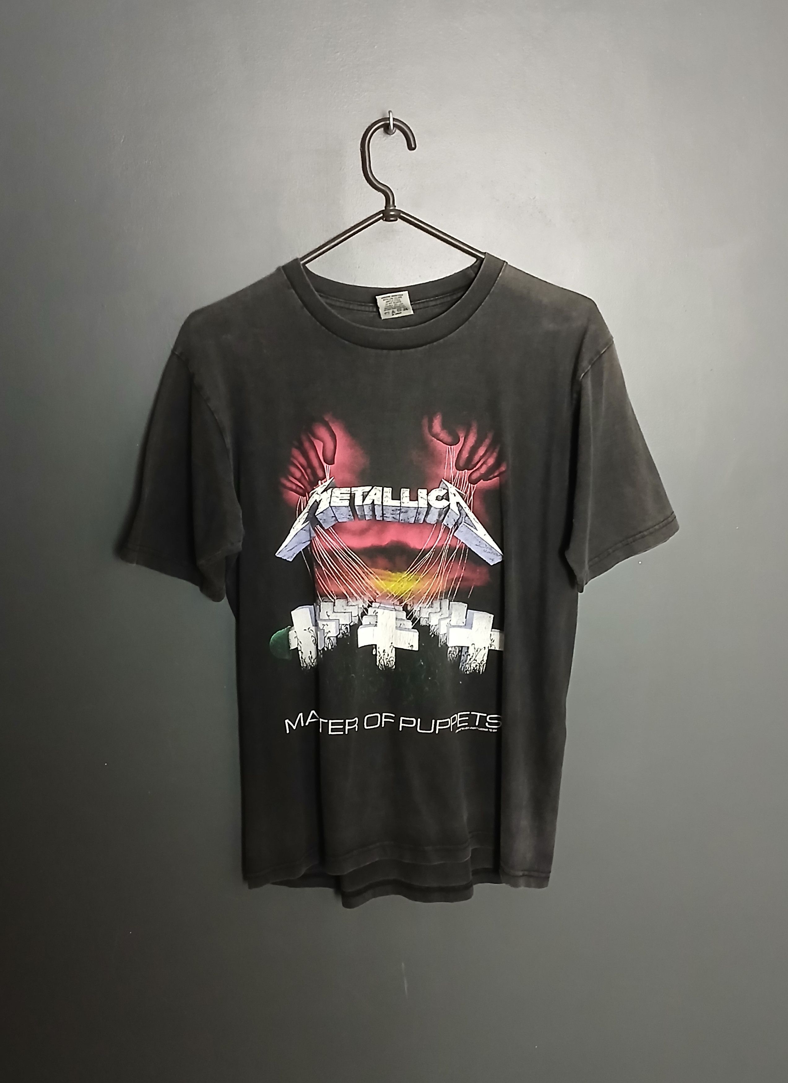 Band Tees × Metallica × Vintage Vintage 1994 Metallica Master Of Puppets T-Shirt Size US M / EU 48-50 / 2 - 1 Thumbnail
