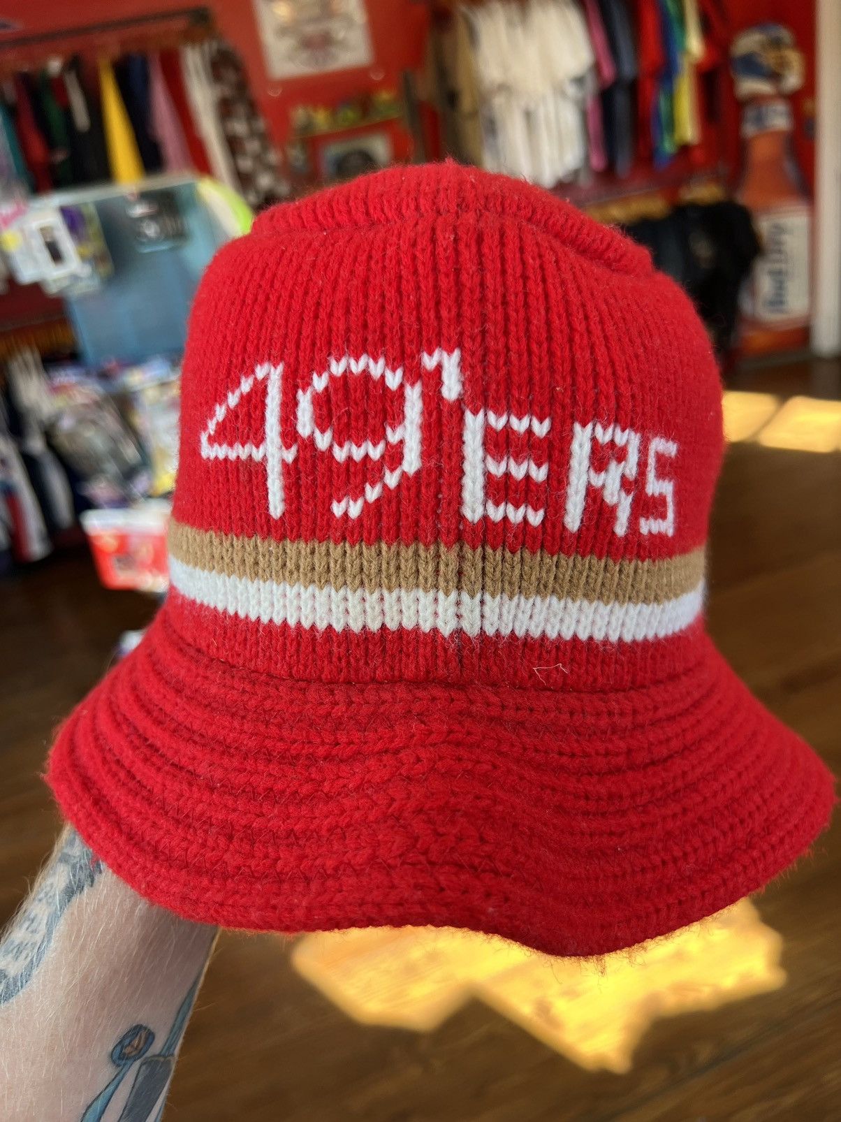 Vintage 80s San Francisco 49ers Fishing Bucket Hat 