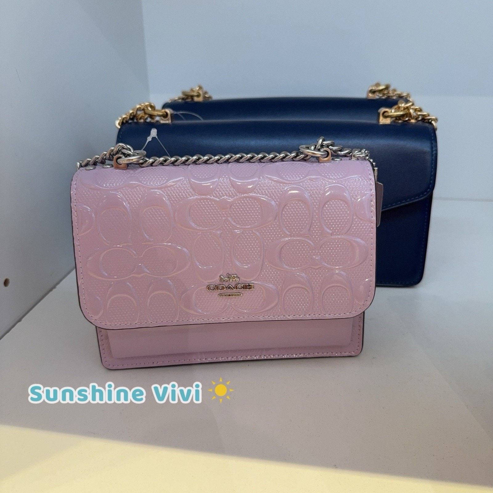 Coach NWT Coach Mini Klare Crossbody Bag Leather Violet CDB11 Size ONE SIZE - 1 Thumbnail