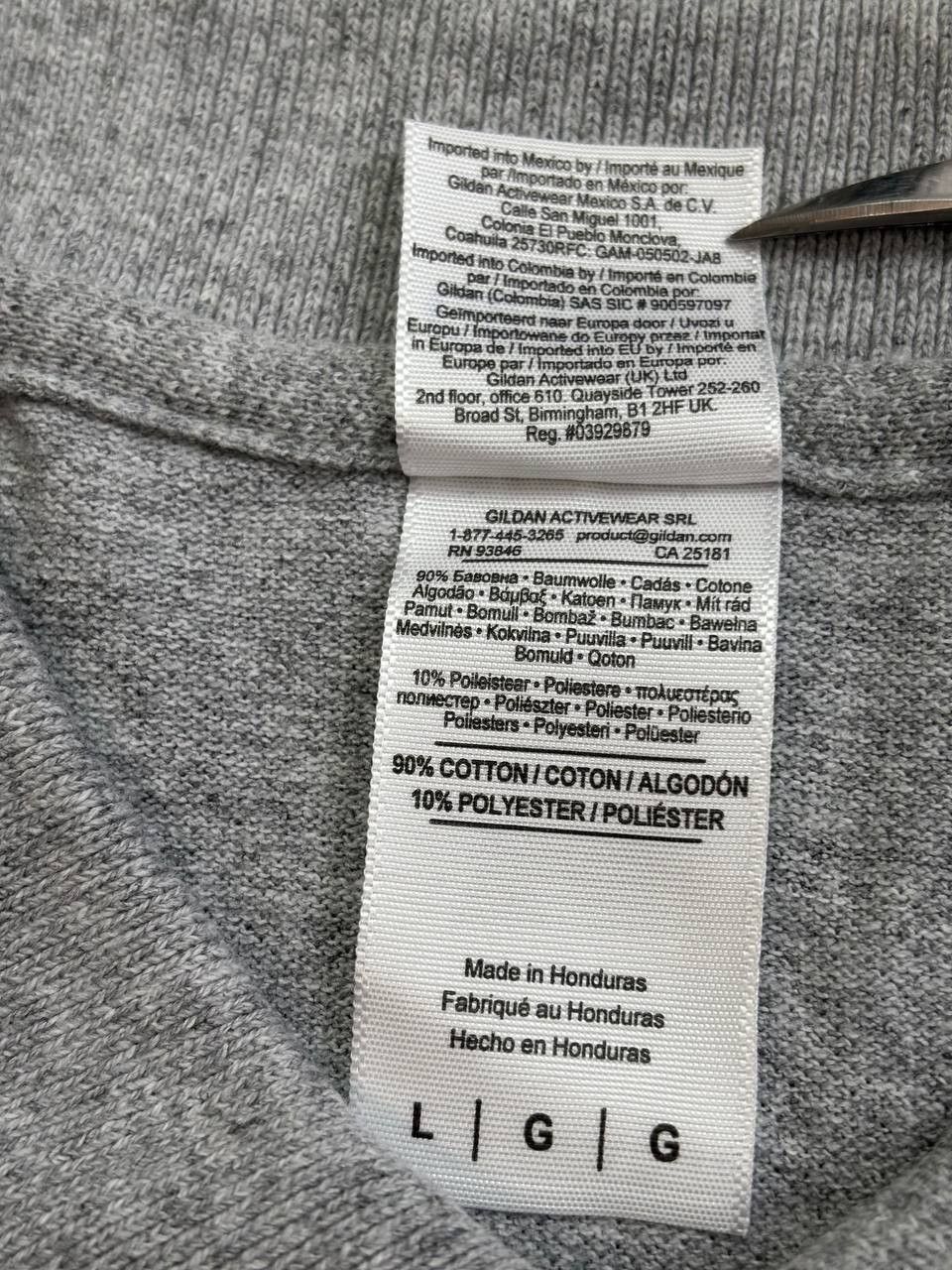 Gildan Gildan Ultra Cotton Grey Polo "Partner Techniczny" Size L Size US L / EU 52-54 / 3 - 7 Thumbnail