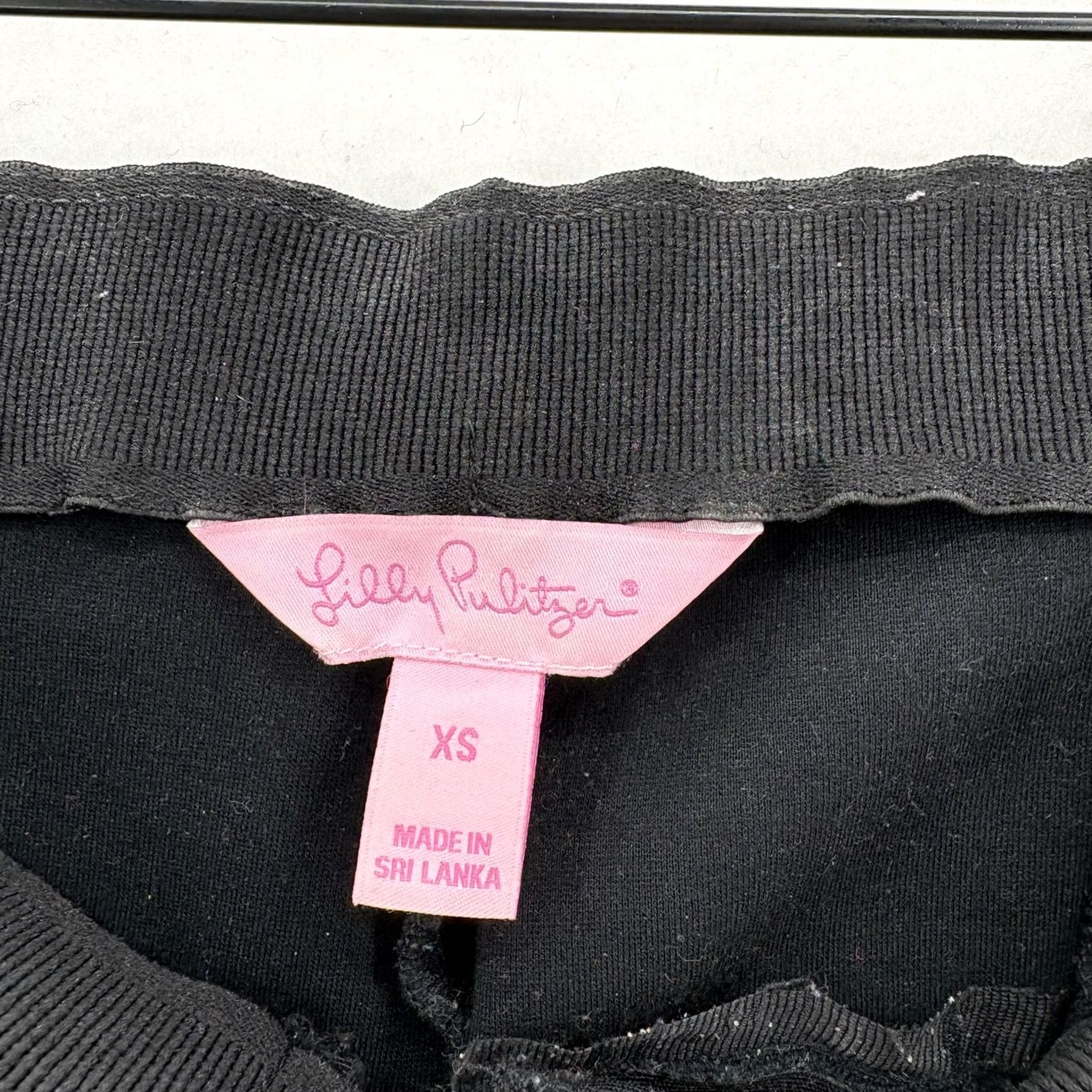 Lilly Pulitzer Lilly Pulitzer Pants Womens XS Black Ponte Skinny Pull On Stretch Leggings Gym Size 26" / US 2 / IT 38 - 4 Thumbnail