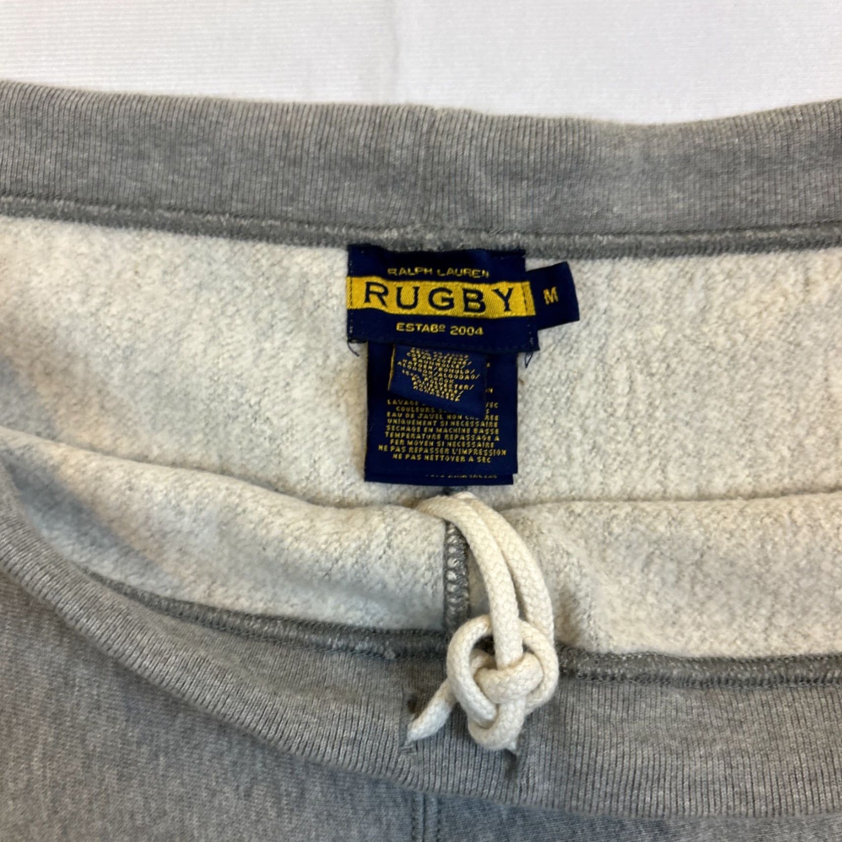 Polo Ralph Lauren Polo Ralph Lauren Sweatpants Rugby Grey Black Drawstring M Men’s Regular Pocket Wide-Leg Sweatpants Size US M / EU 48-50 / 2 - 3 Thumbnail