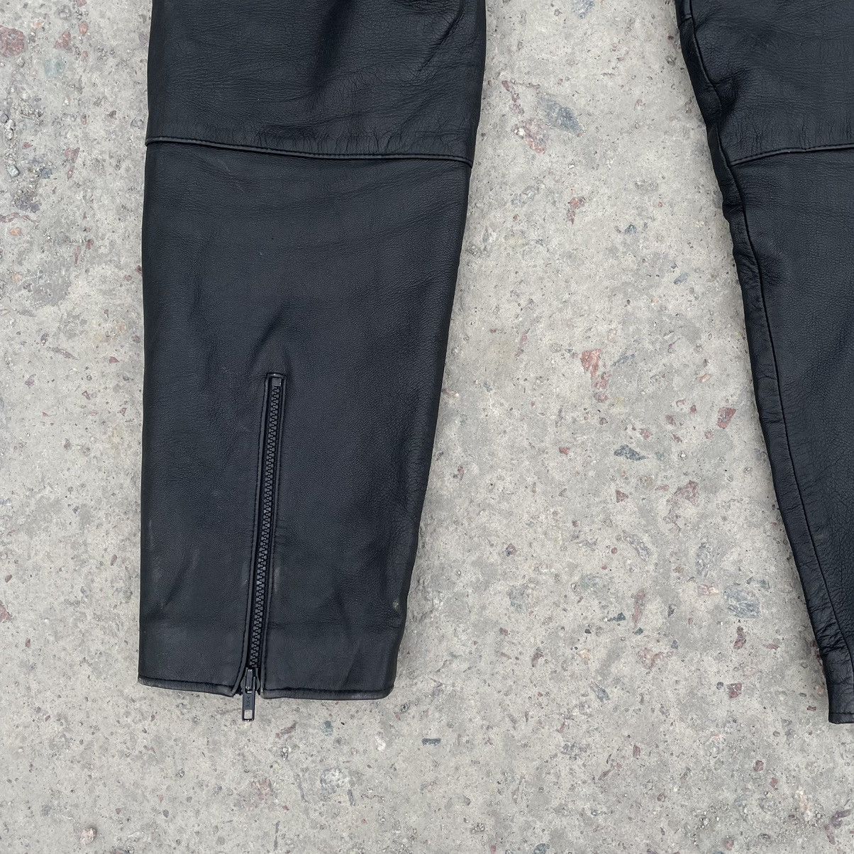 Vintage Vintage Moto Leather Pants 54 Y2K 90s USA Style Japan Size US 32 / EU 48 - 8 Thumbnail