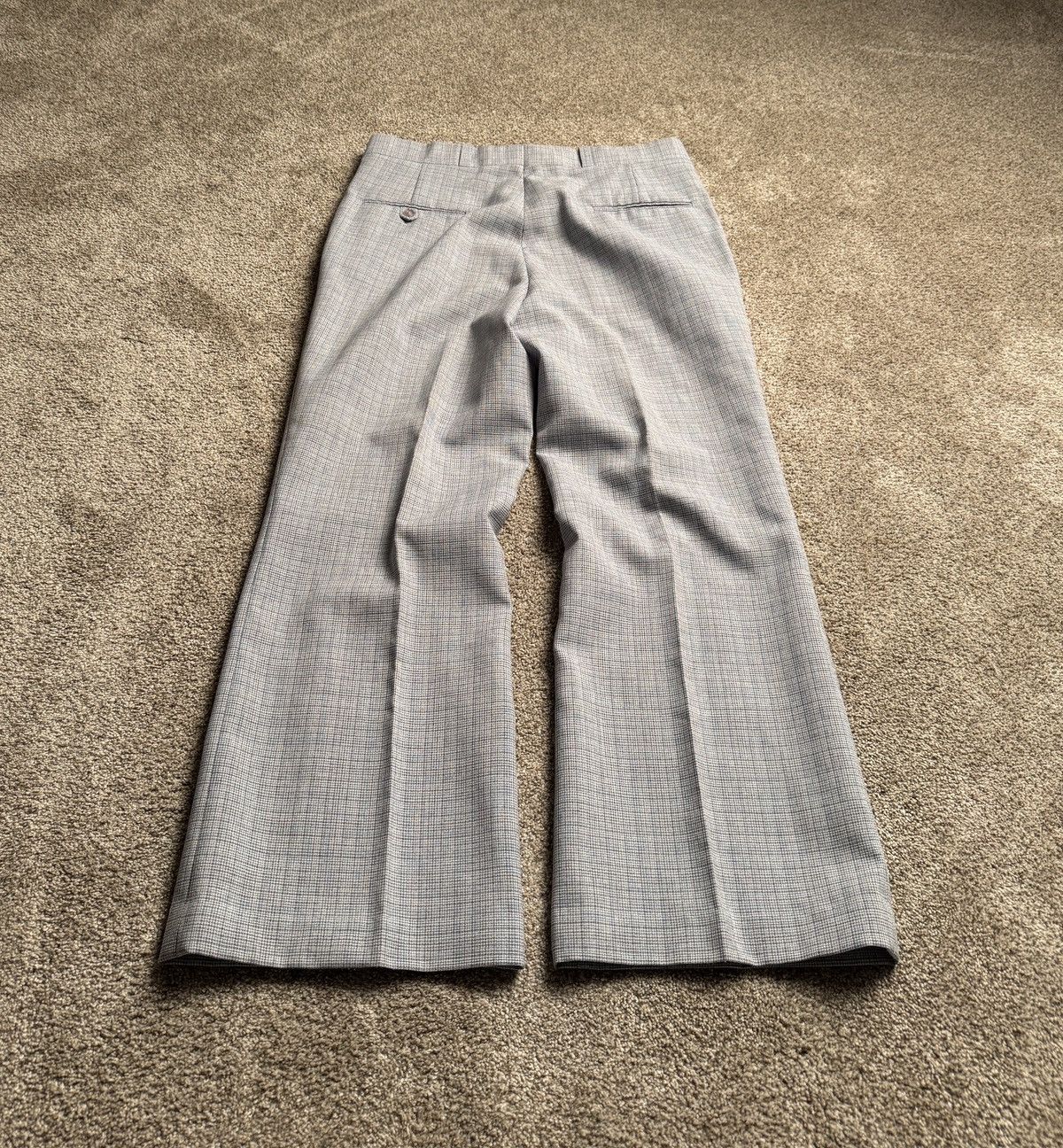 Vintage VINTAGE BABY BLUE PLAID TROUSERS Size US 32 / EU 48 - 5 Thumbnail