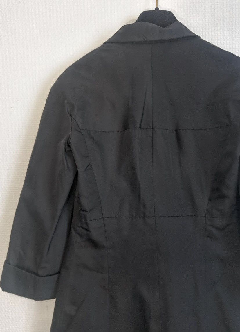 Chanel × Vintage Chanel Vintage « coat » Button up Midi Silk Dress - Black Size XS / US 0-2 / IT 36-38 - 7 Thumbnail