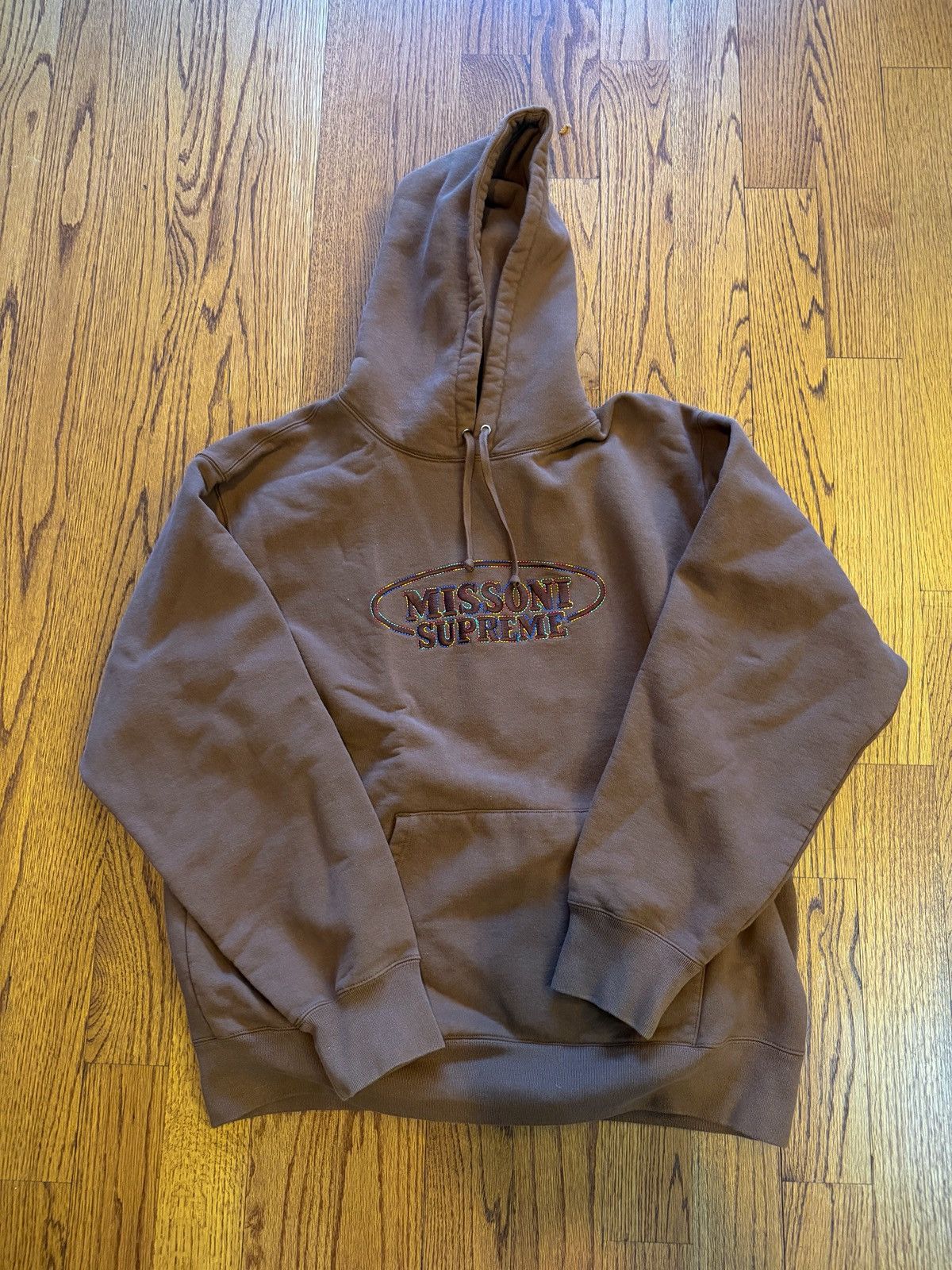 Missoni × Supreme ***RARE SUPREME MISSONI BROWN HOODIE Size US XL / EU 56 / 4 - 1 Thumbnail