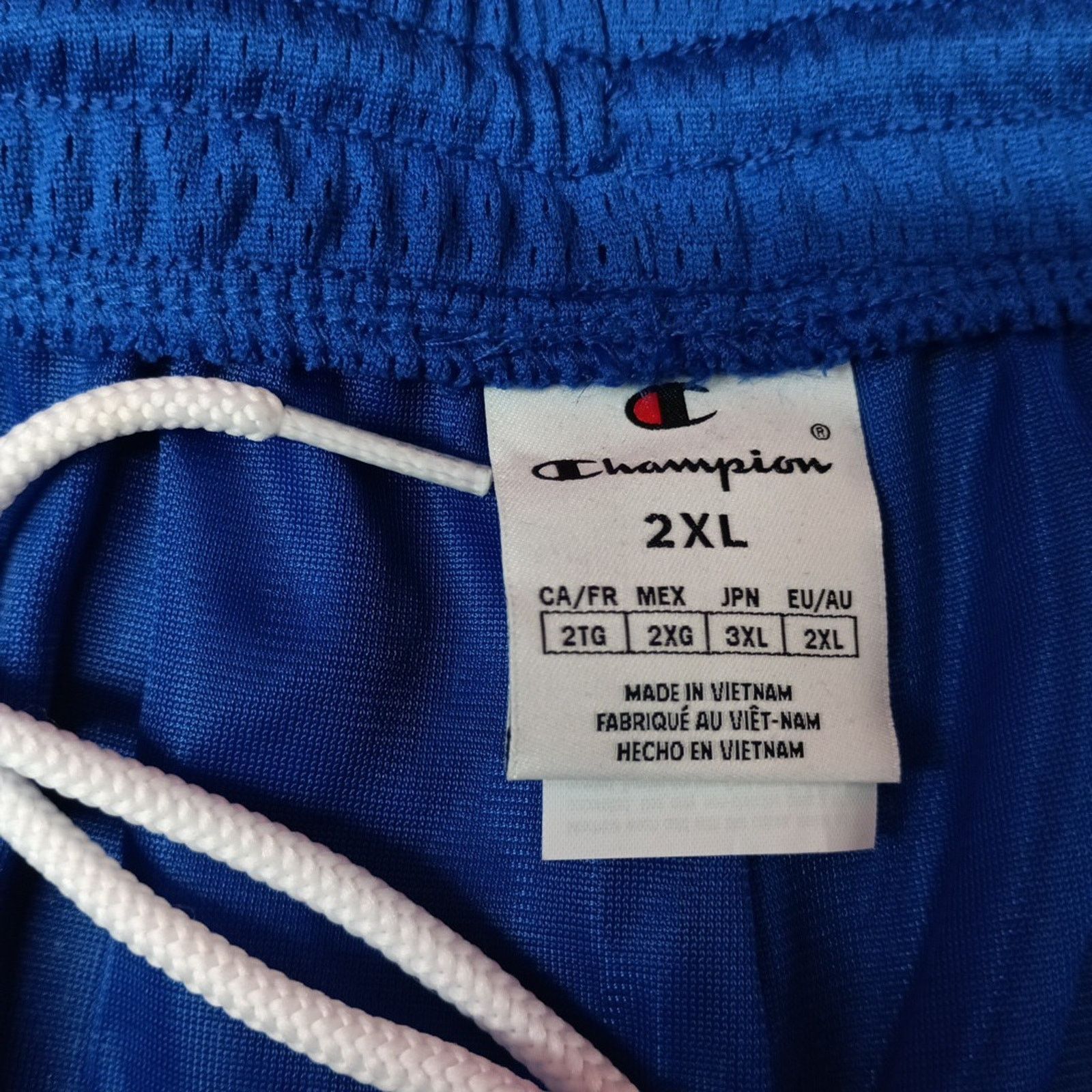 Champion Champion Attack Shorts Men's 2XL Blue Mesh Striped 7” Inseam Size US 42 / EU 58 - 4 Thumbnail