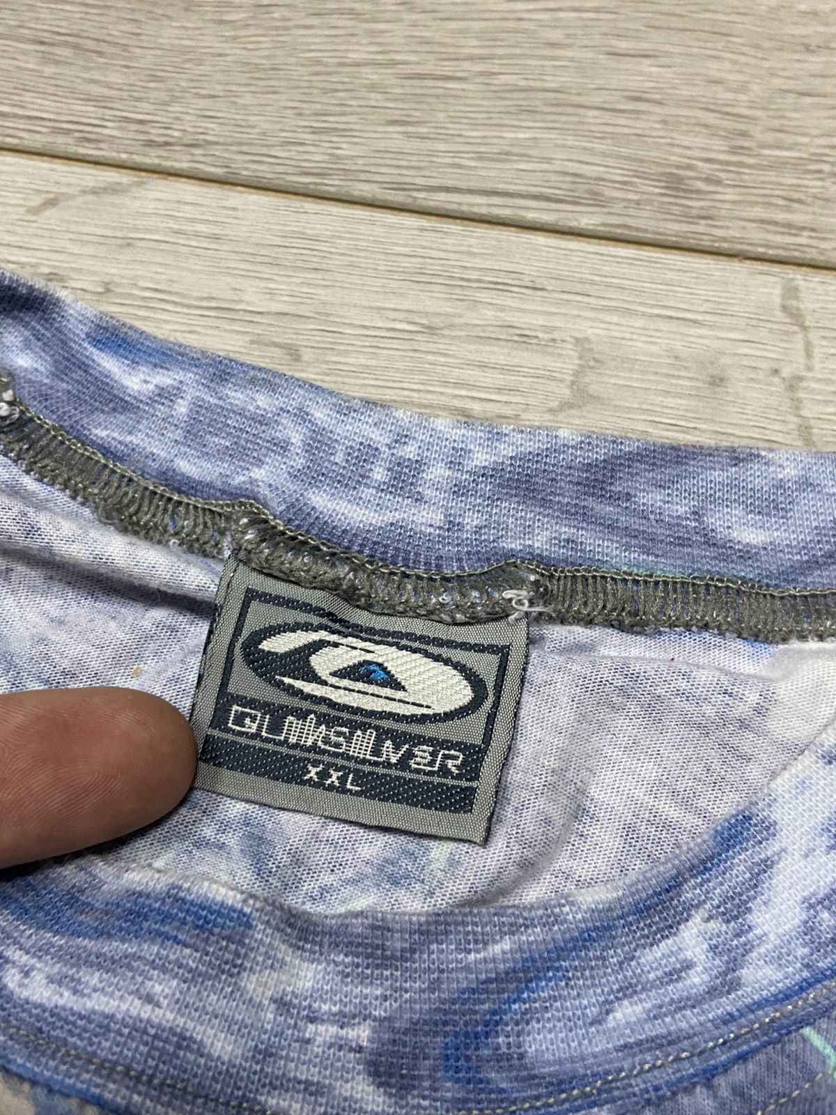 Quicksilver Quiksilver vintage surf over print logo big graphic t-shirt Size US XL / EU 56 / 4 - 2 Thumbnail