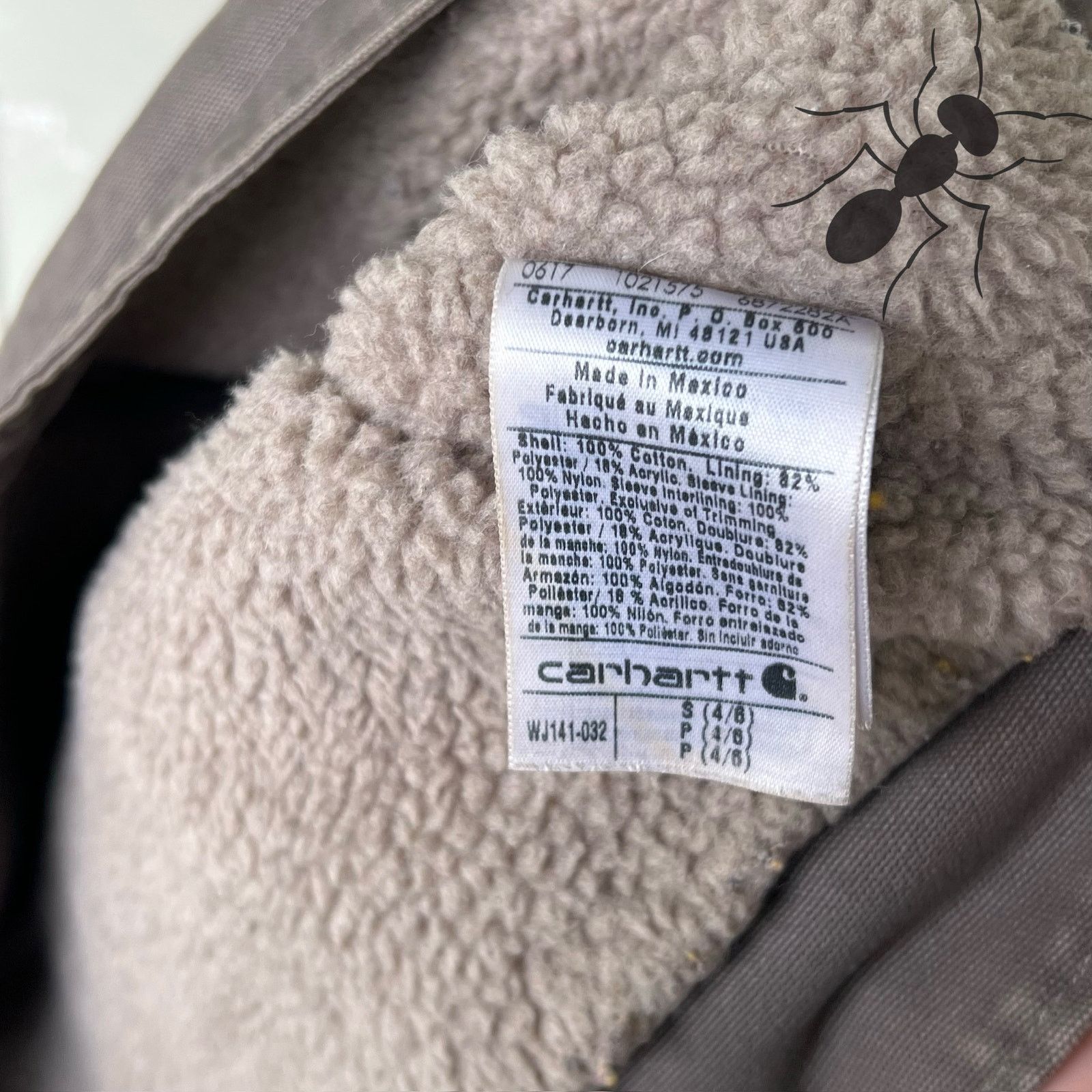 Carhartt × Vintage Carhartt WOMENS WJ141 gray hooded work wear jacket Size US S / EU 44-46 / 1 - 7 Thumbnail