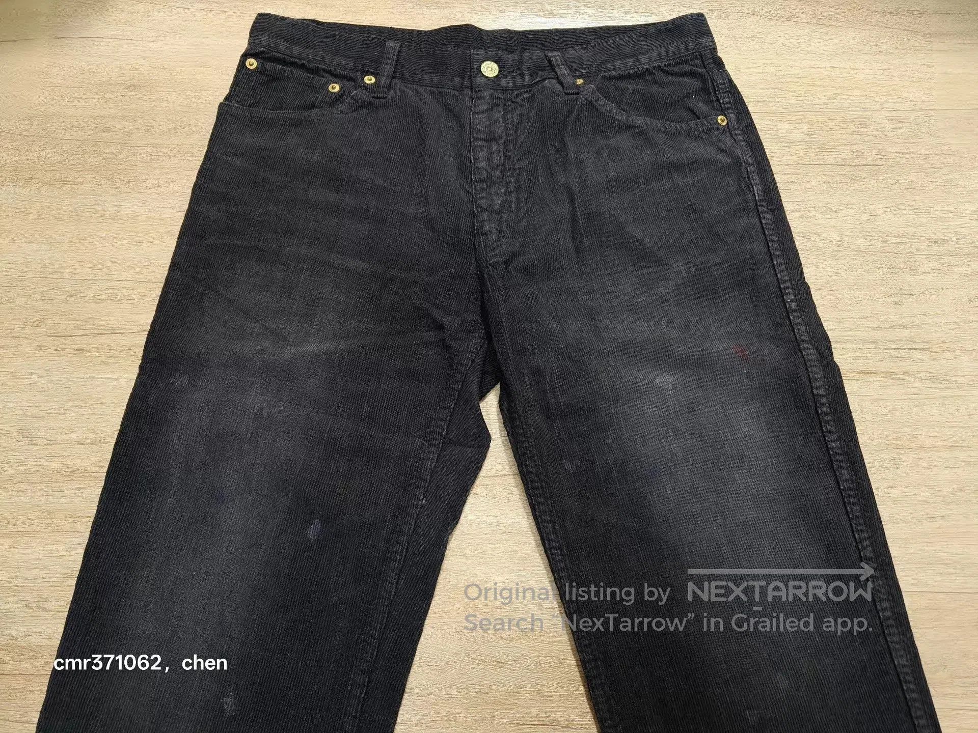 Visvim Black Denim Jeans with Paint Splatter Accents. Size US 34 / EU 50 - 2 Thumbnail