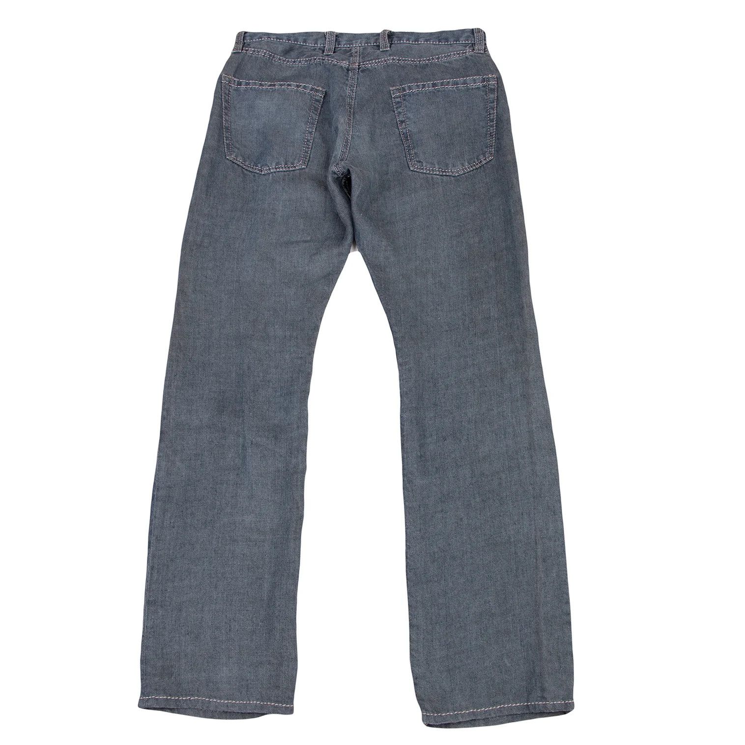 Issey Miyake Dyed Denim-Like Pants in Blue Size 4 Size US 36 / EU 52 - 11 Thumbnail
