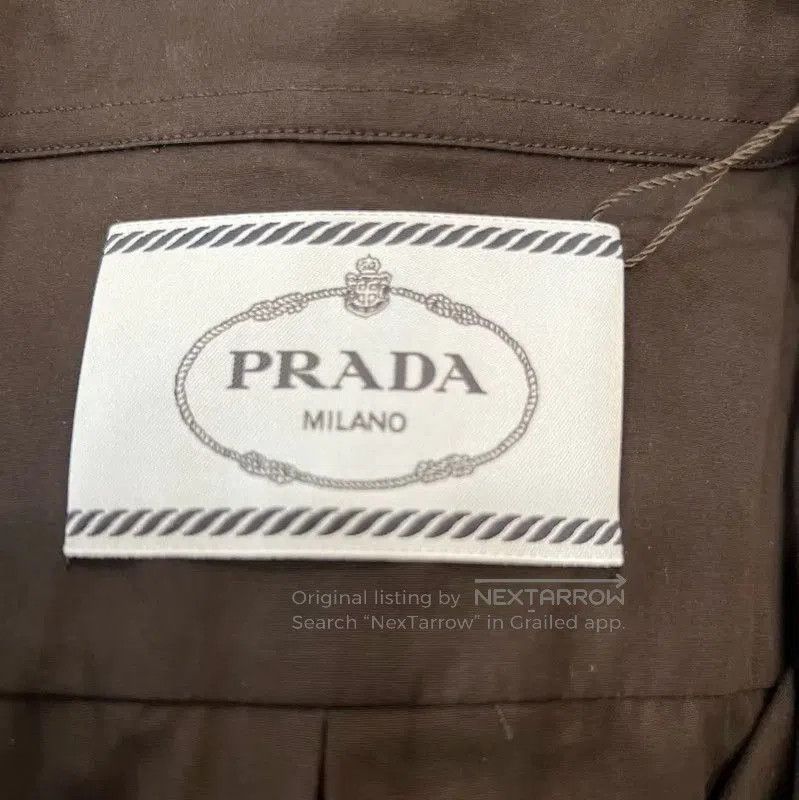 Other Prada Black Cotton Summer Button-Up Shirt. Size S / US 4 / IT 40 - 5 Thumbnail