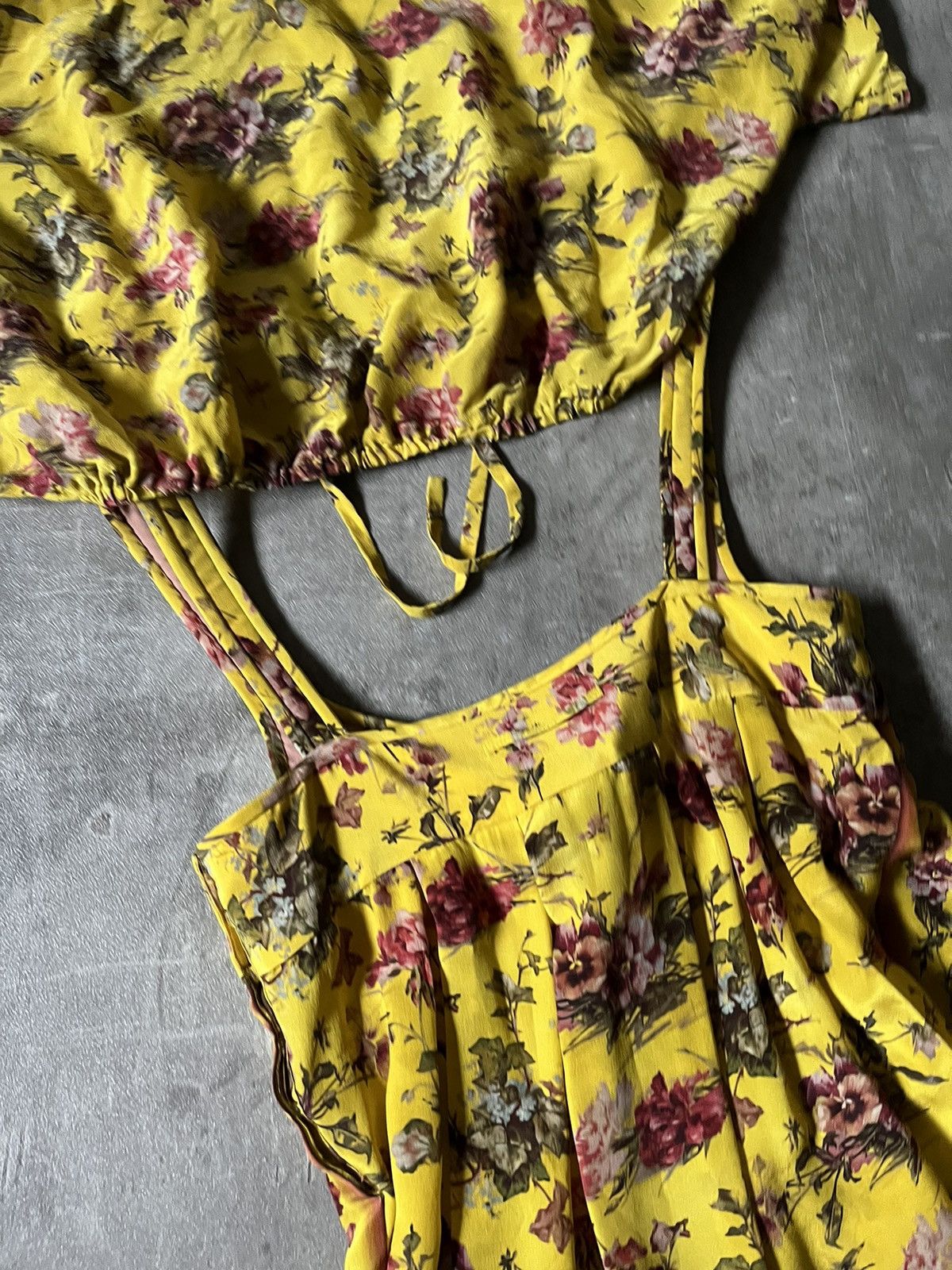 Jean Paul Gaultier Vinatge Jean Paul Gaultier 2 tops set yellow 90s rare Size S / US 4 / IT 40 - 6 Thumbnail