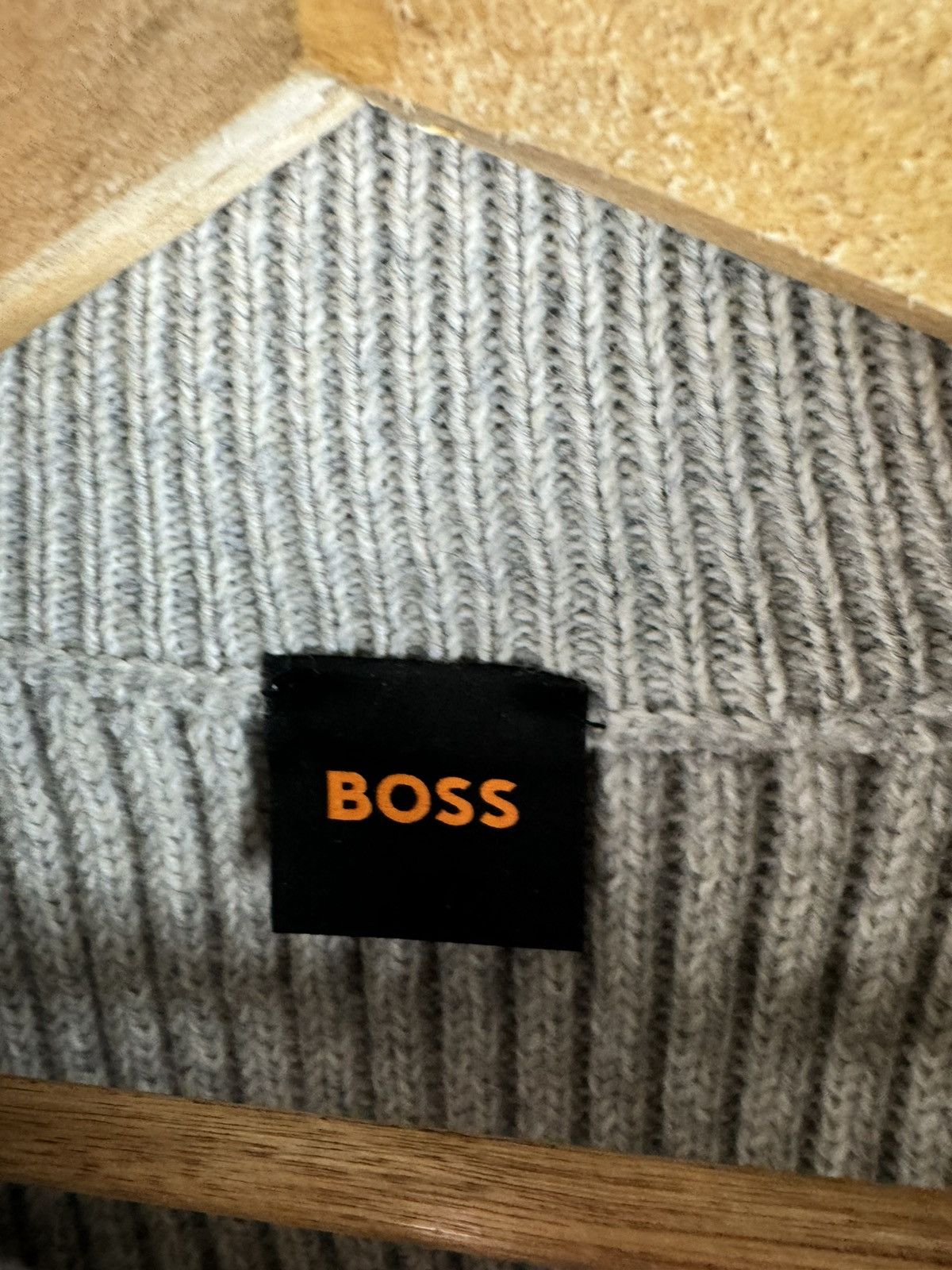 Hugo Boss Hugo Boss Chunky Cable Knit Zip Sweater Size US XL / EU 56 / 4 - 3 Thumbnail