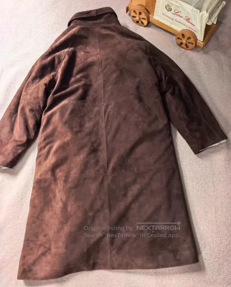 Loro Piana Loro Piana Suede Icer Coat Cotton Jacket Size US XL / EU 56 / 4 - 3 Thumbnail