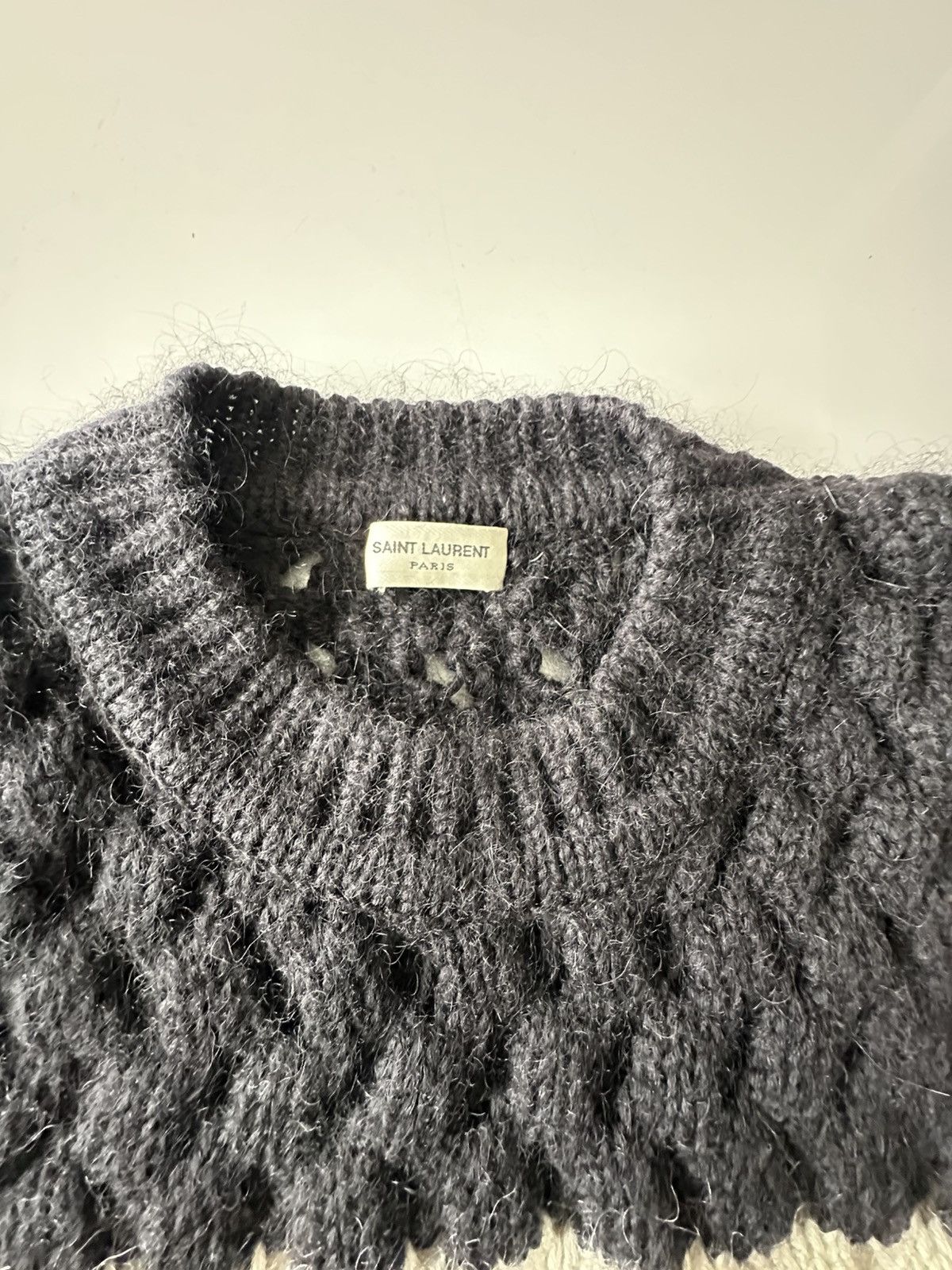 Saint Laurent Paris Saint Laurent Limited alpaca wool sweater Size US L / EU 52-54 / 3 - 2 Thumbnail
