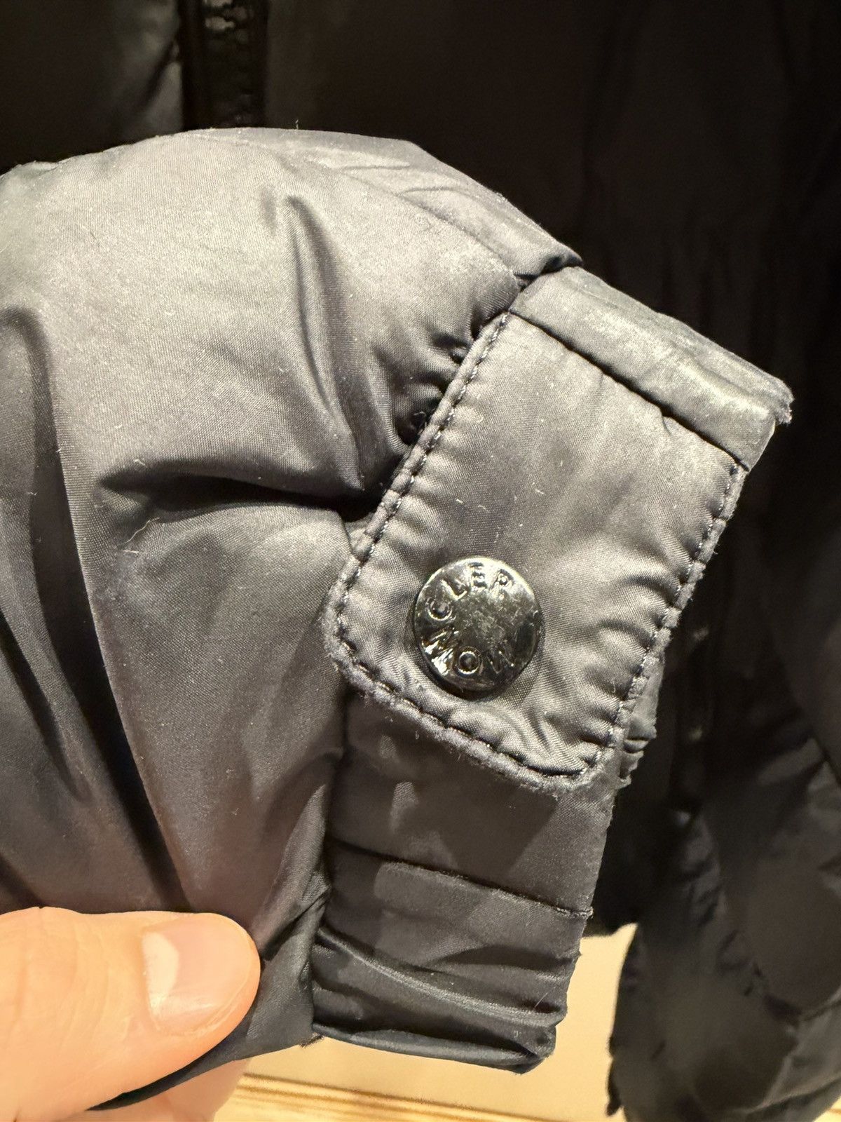 Moncler Moncler Maya Hooded Down Jack Black size 4 Size US M / EU 48-50 / 2 - 7 Thumbnail