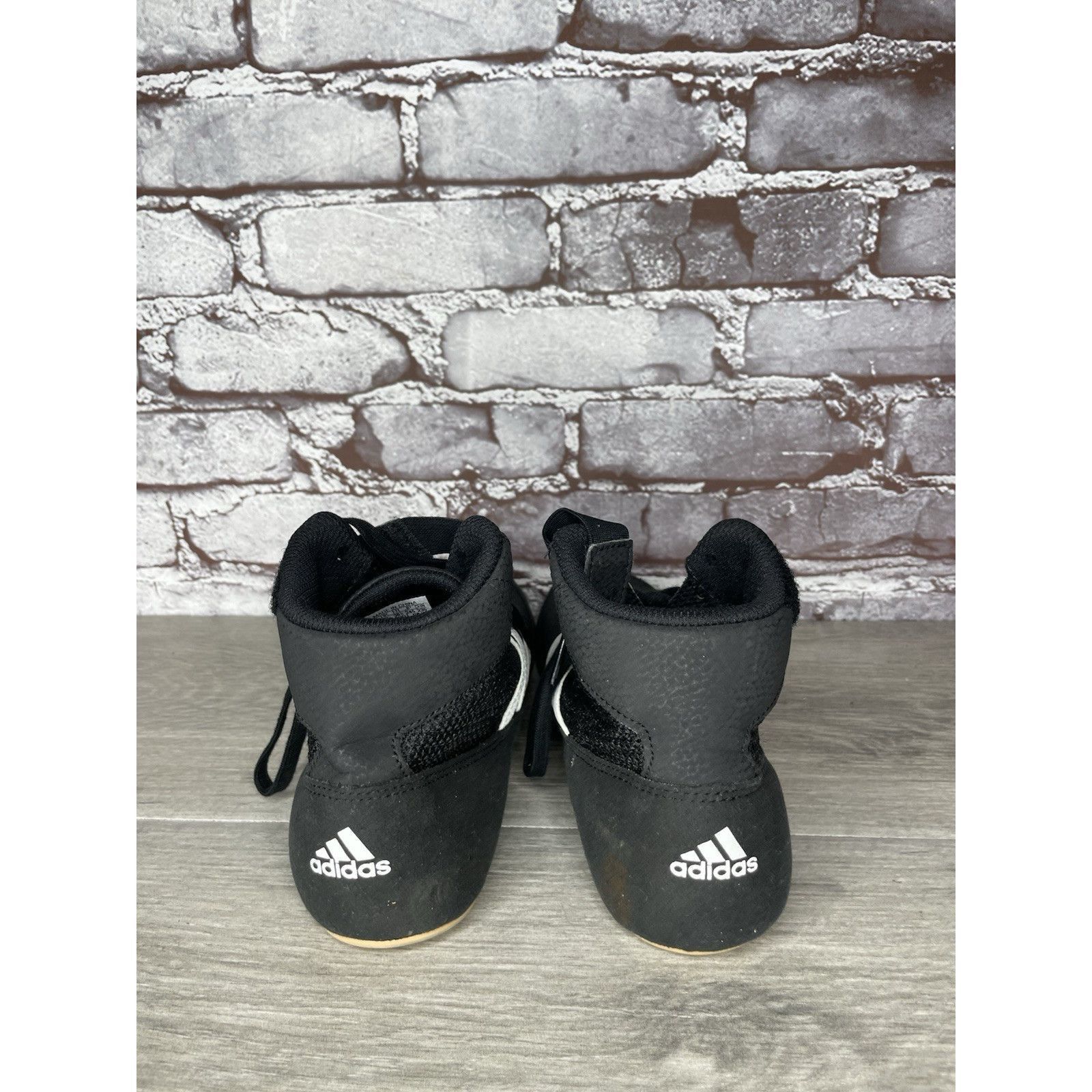 Adidas Adidas Wrestling Sneakers Shoes Black Lace Up Hook Loop Stra Size US 6 / EU 39 - 3 Thumbnail