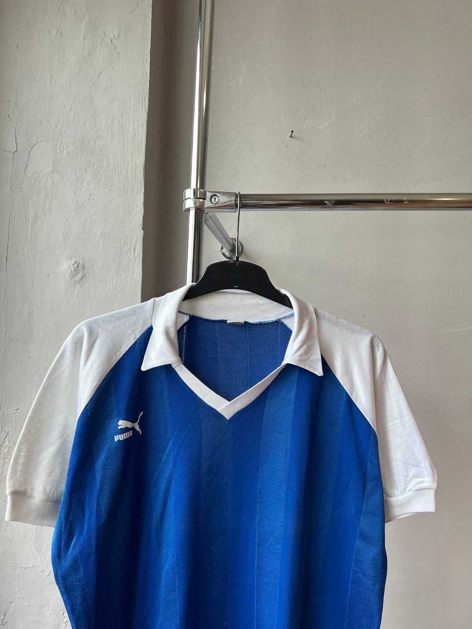 Puma 1970/80 RARE PUMA MADE IN WEST GERMANY SOCCER JERSEY SHIRT L Size US L / EU 52-54 / 3 - 3 Thumbnail