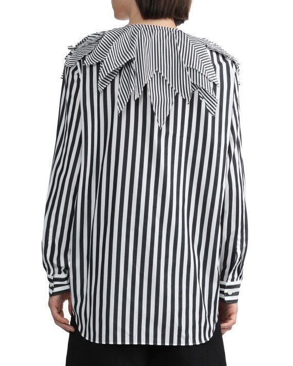 Comme des Garcons × Comme des Garcons Homme Plus Comme des Garcons Homme Plus Zig Zag Collar Stripe Shirt M Size US M / EU 48-50 / 2 - 5 Thumbnail