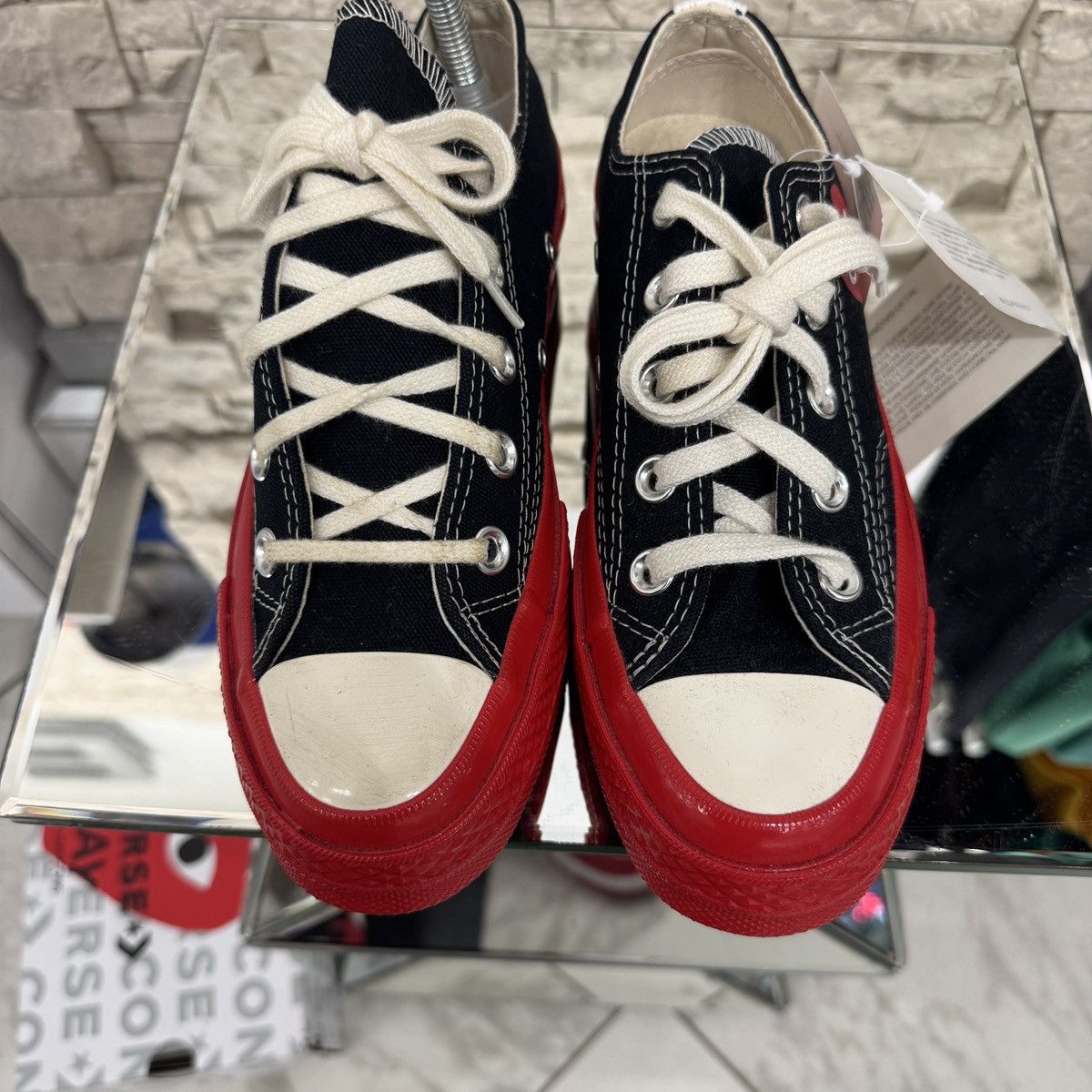Comme des Garcons CDG PLAY x Converse Display Sneakers READ DESCRIPTION Size US 5 / EU 37 - 13 Thumbnail
