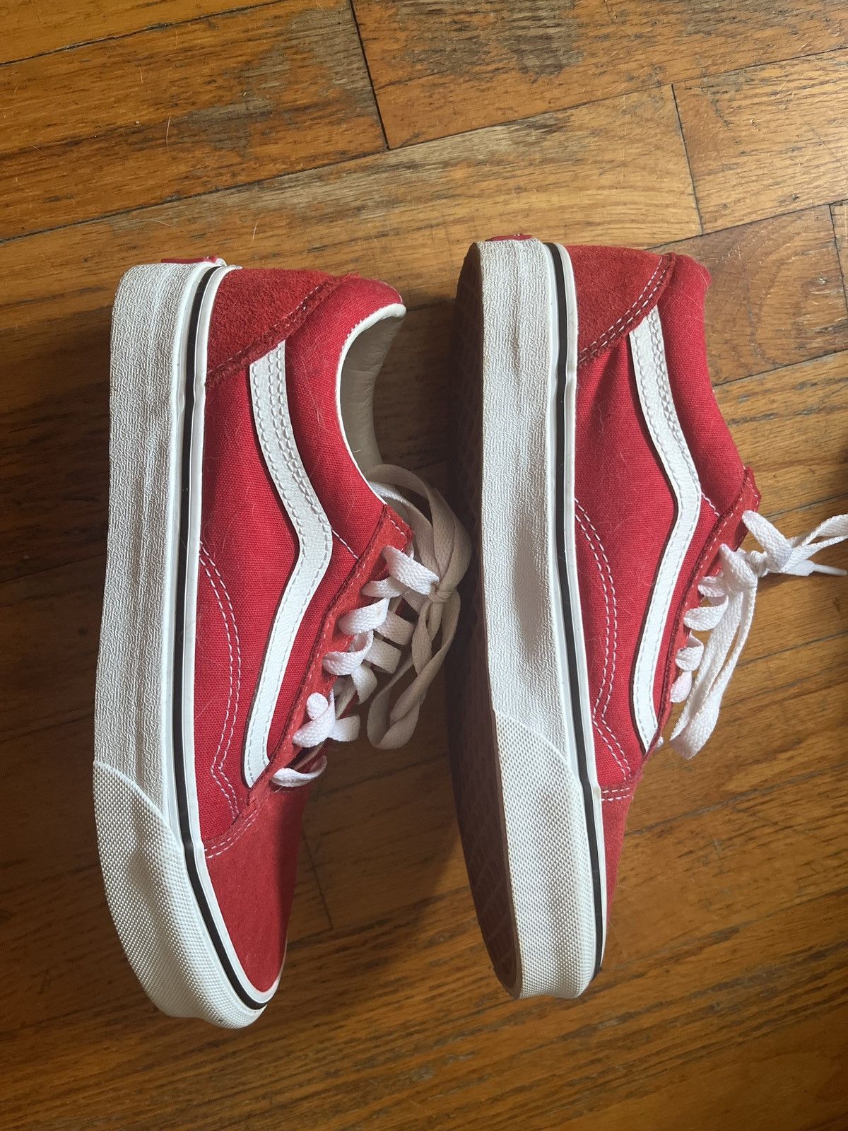 Vans red and white vans Size US 7.5 / IT 37.5 - 6 Thumbnail