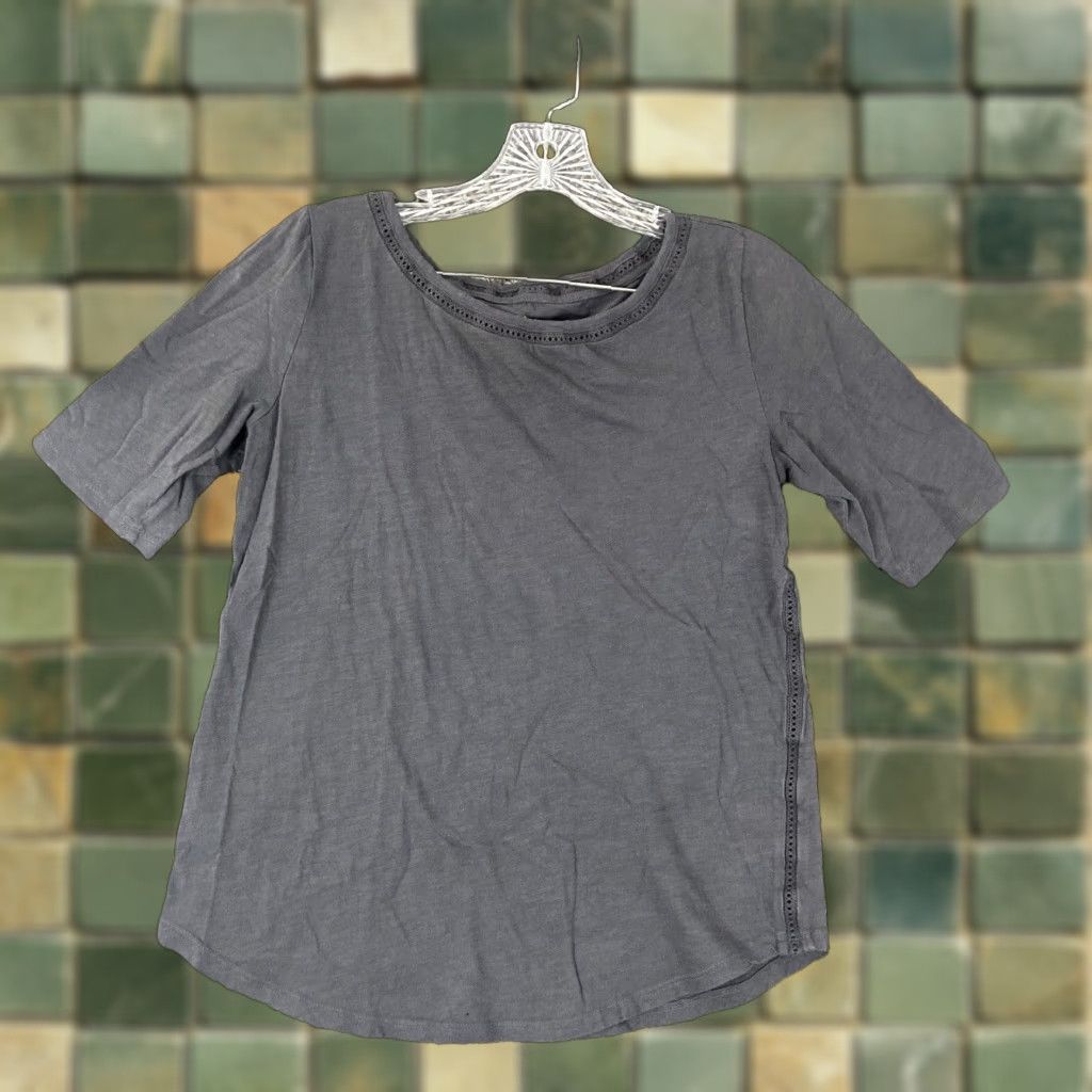 Ann Taylor VINTAGE Ann Taylor Loft Blouse Women’s Size S Gray Size S / US 4 / IT 40 - 1 Thumbnail