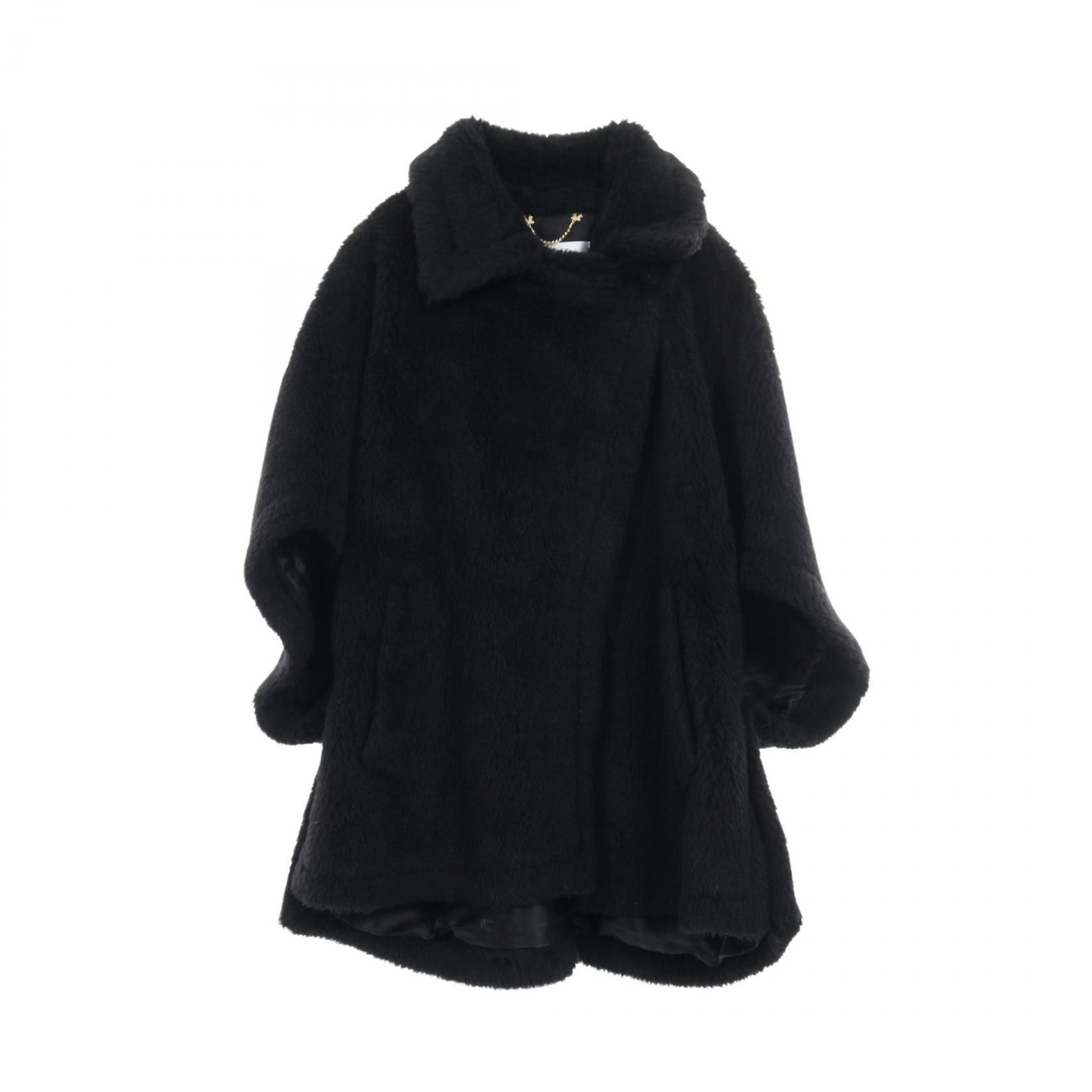 Max Mara Max Mara Max Mara Teddy Bear wool silk alpaca poncho Textile Outerwear DUTY FREE for USA Size ONE SIZE - 1 Thumbnail