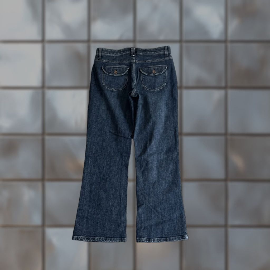 Lee VINTAGE Lee Comfort Womens Jeans Blue Denim Stretch Waistband 32x28 Size 10 Y2K Straight Jeans Womens Size 32" / US 10 / IT 46 - 1 Thumbnail