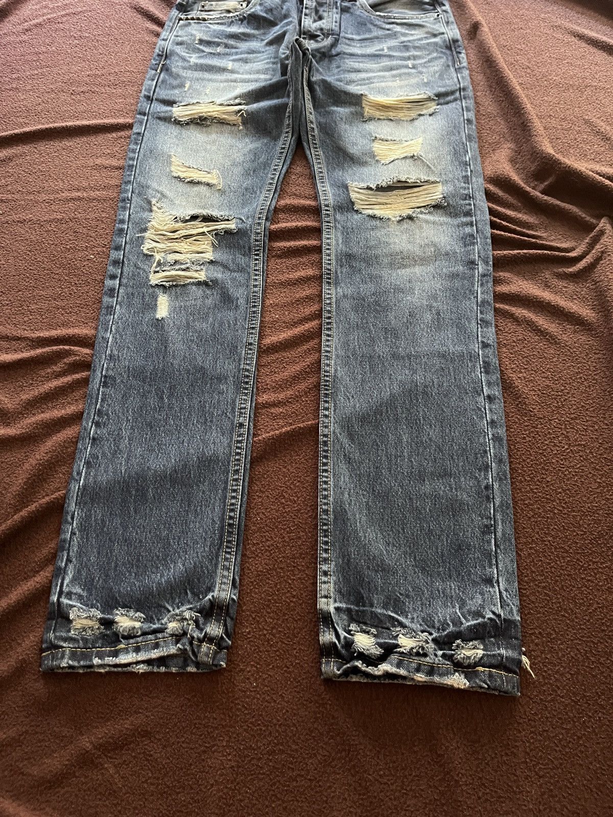 Hysteric Glamour Japanese Hysteric Glamour Distressed Jeans punk Size US 30 / EU 46 - 3 Thumbnail