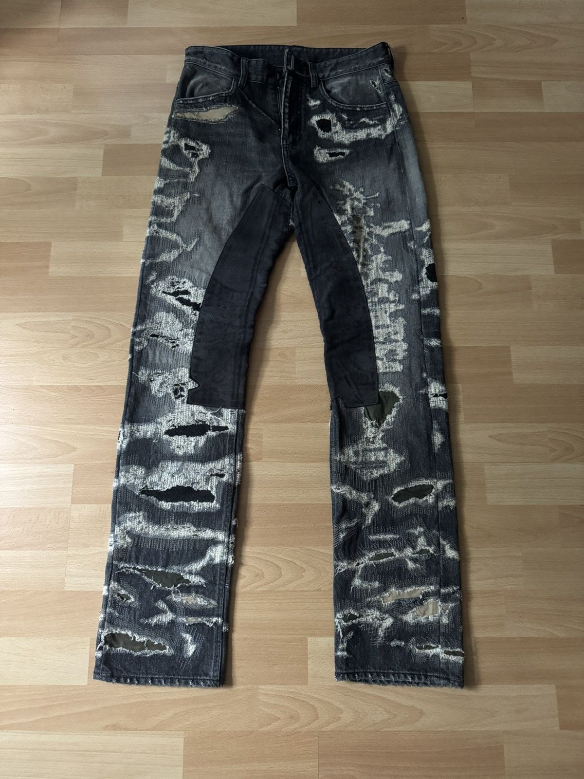 Givenchy × MMW Givenchy Boro Jeans | Grailed