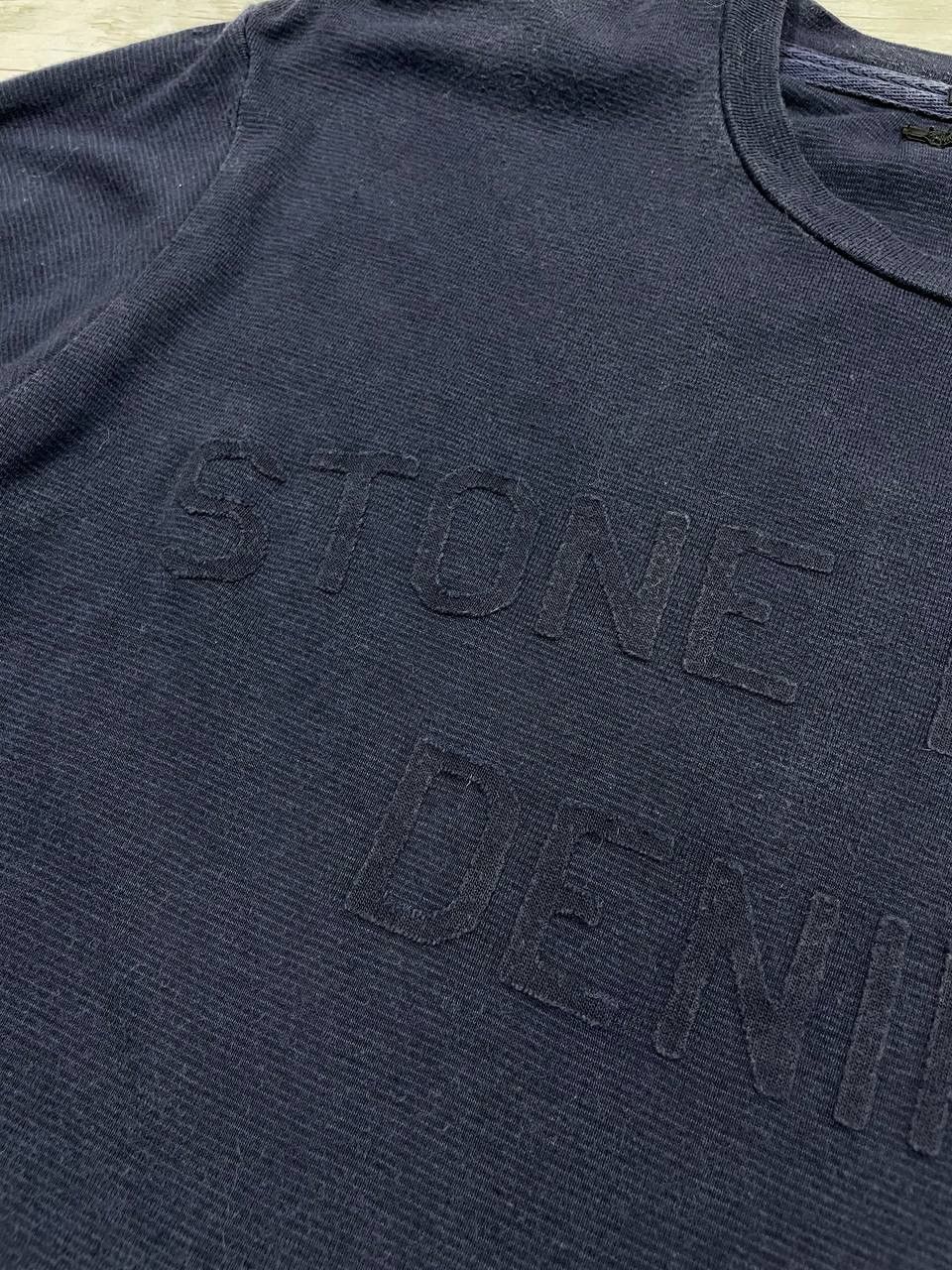 Stone Island Vintage Stone Island Denims Long Sleeve T-Shirt 2008 Y2K Size US S / EU 44-46 / 1 - 7 Thumbnail