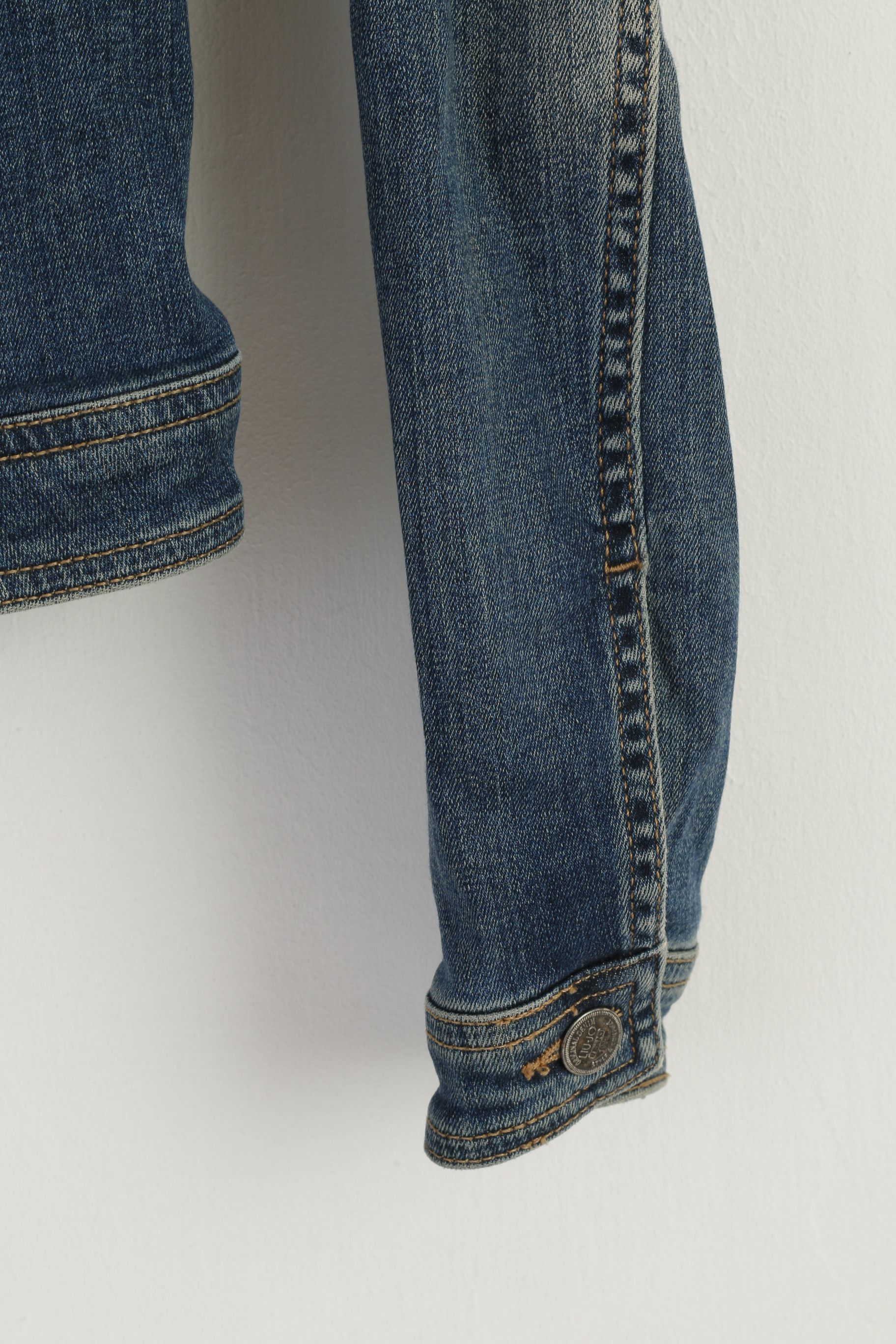 Liu Jo LIU-JO Jeans Women M (S) Jacekt Blue Denim 7916 Size M / US 6-8 / IT 42-44 - 4 Thumbnail