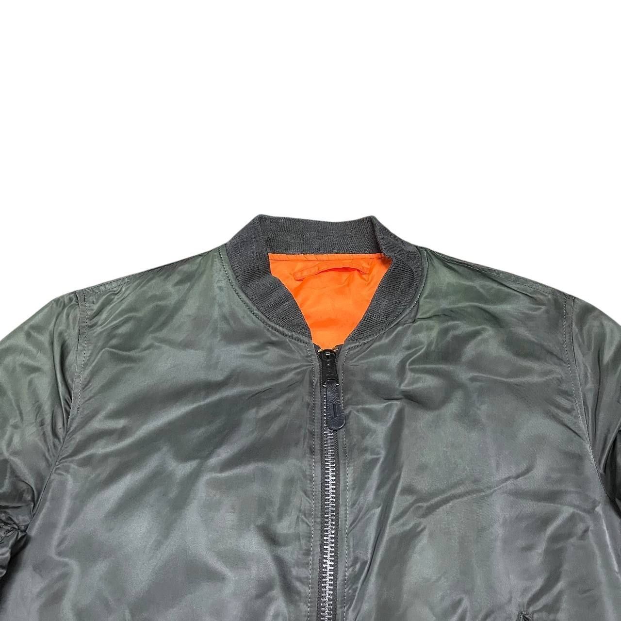 Alpha Industries Vintage Alpha Industries Ma 1 Flight Bomber Jacket Size US M / EU 48-50 / 2 - 2 Thumbnail