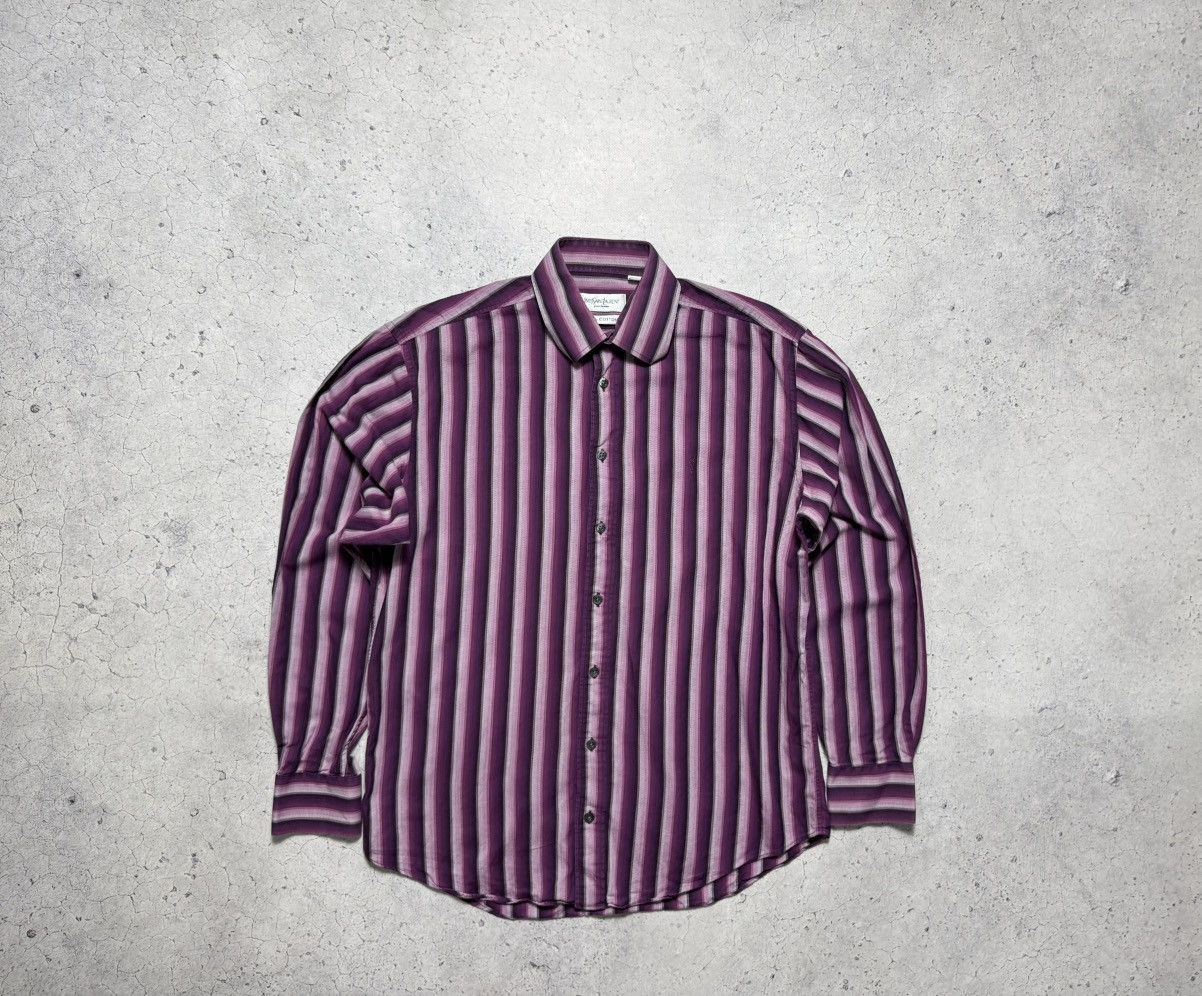 Yves Saint Laurent Yves Saint Laurent YSL Luxury Button Shirt Vintage Size US M / EU 48-50 / 2 - 1 Thumbnail