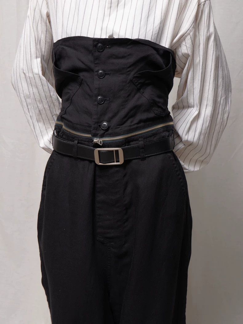 Y's Y's Black Tencel blend bandeau jumpsuit Size 25" / US 0 / IT 36 - 5 Thumbnail